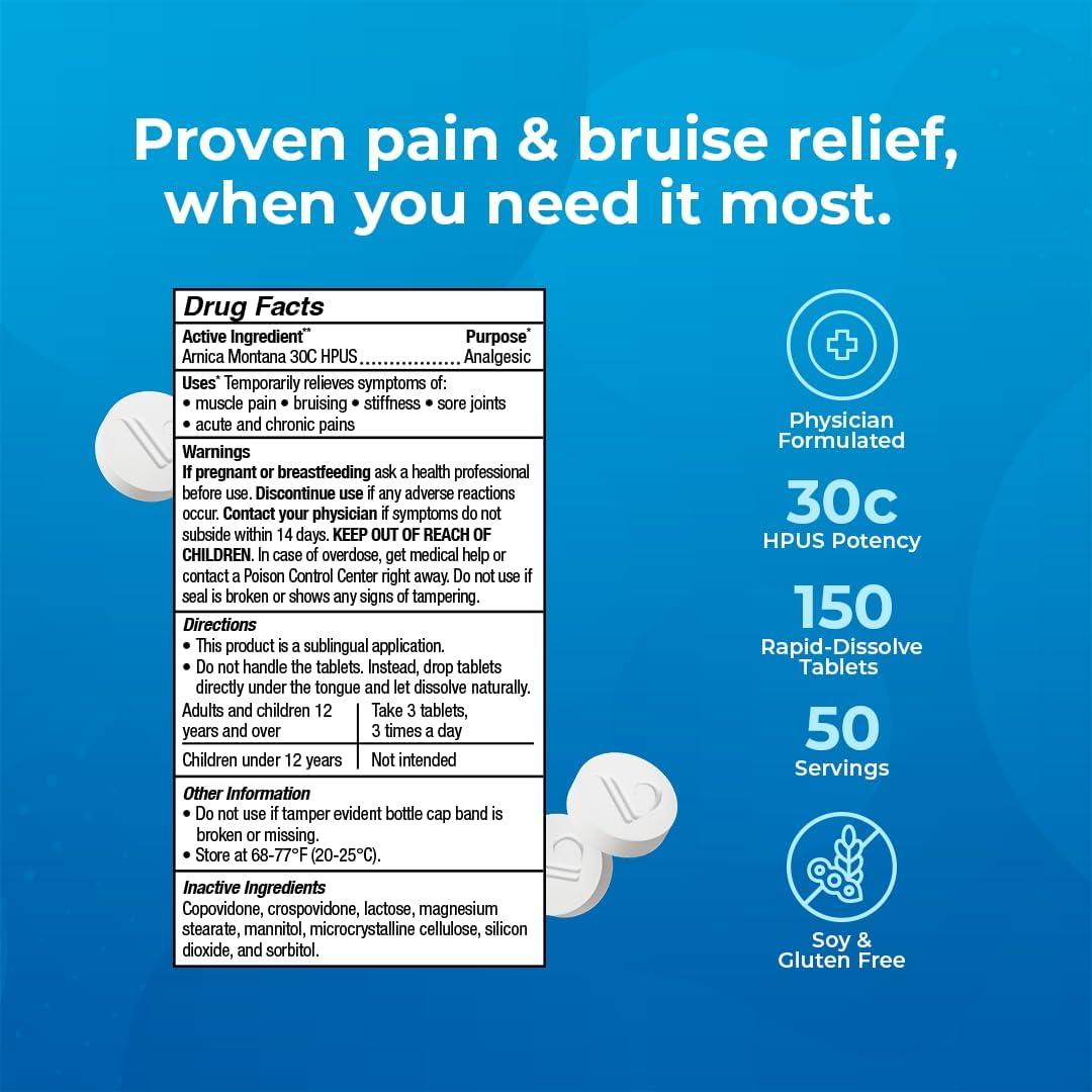 Tabletas Homeopáticas Arnica Montana 30C VitaMedica 150 Ct