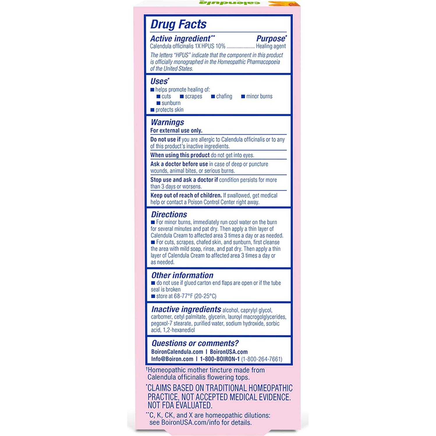 Crema de Caléndula Boiron 70.87 g - Primeros Auxilios Piel