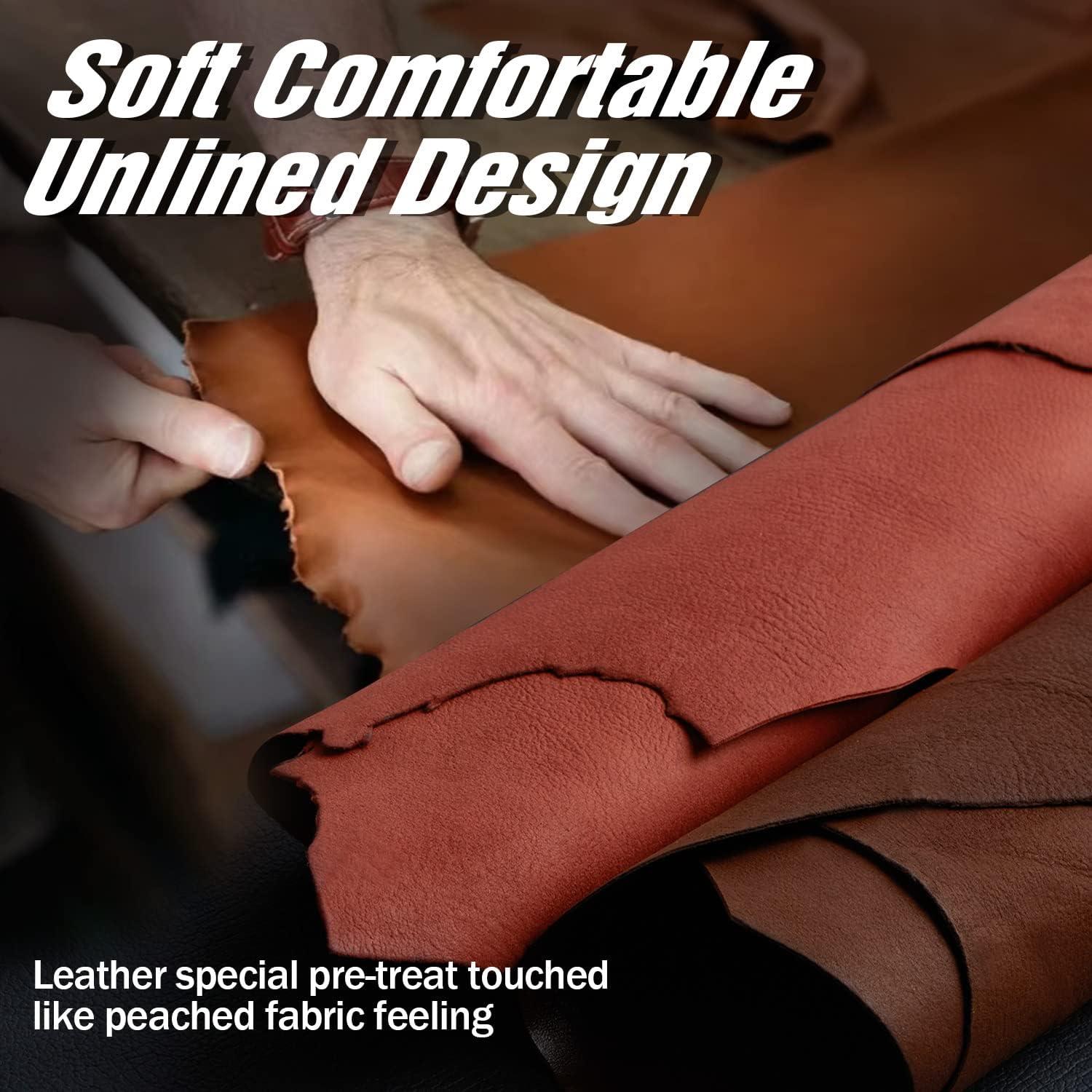 Guantes de Cuero GSG para Hombre Táctiles Negros 31x16cm