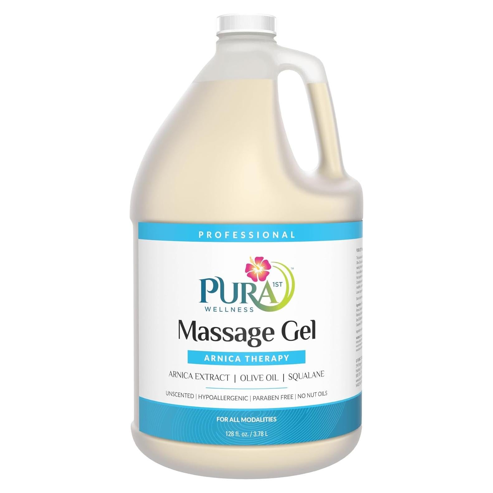 Gel de Masaje Terapéutico PURA 1st 3.79L - Hipoalergénico