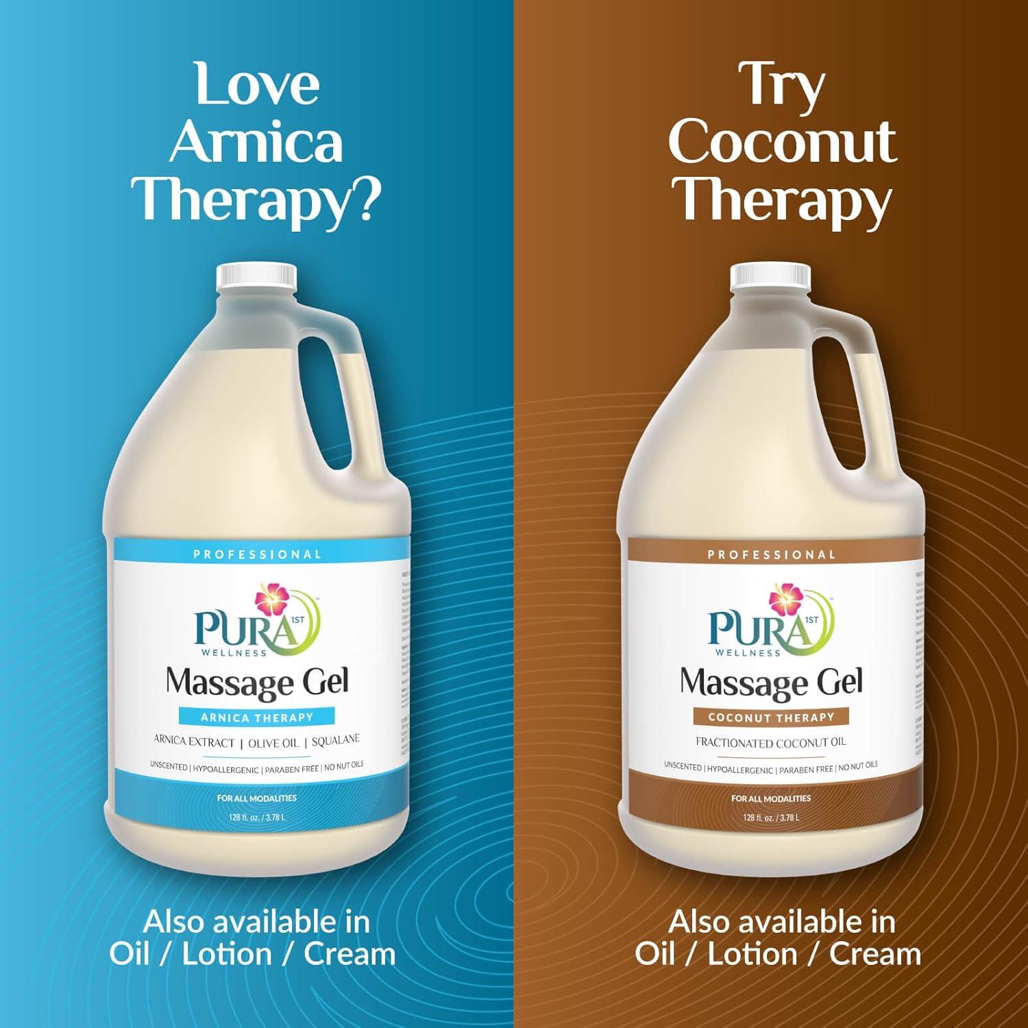 Gel de Masaje Terapéutico PURA 1st 3.79L - Hipoalergénico