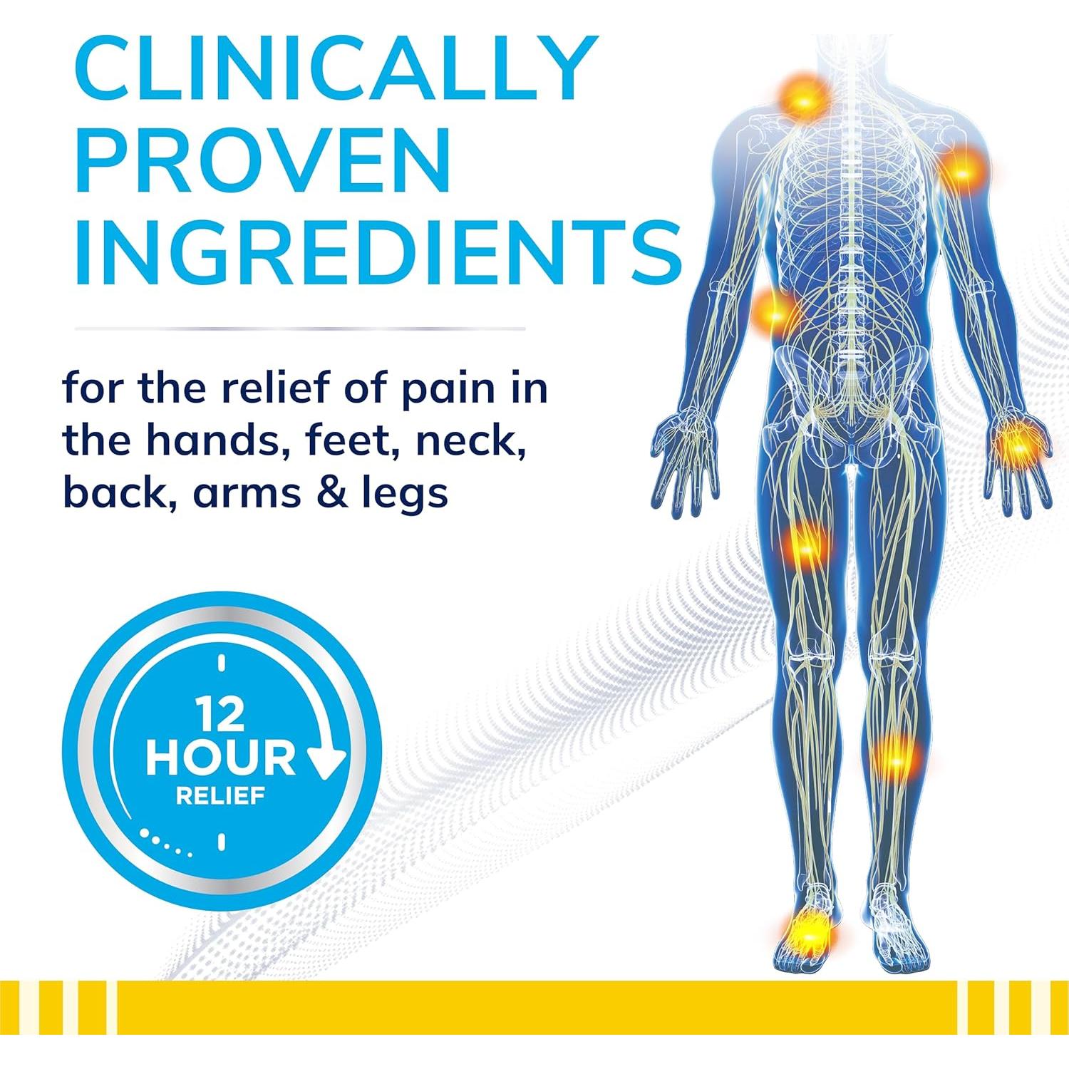 Parches de Hidrogel Alivio Dolor 12h Dr. Scholl 10ct Lidocaína 4%