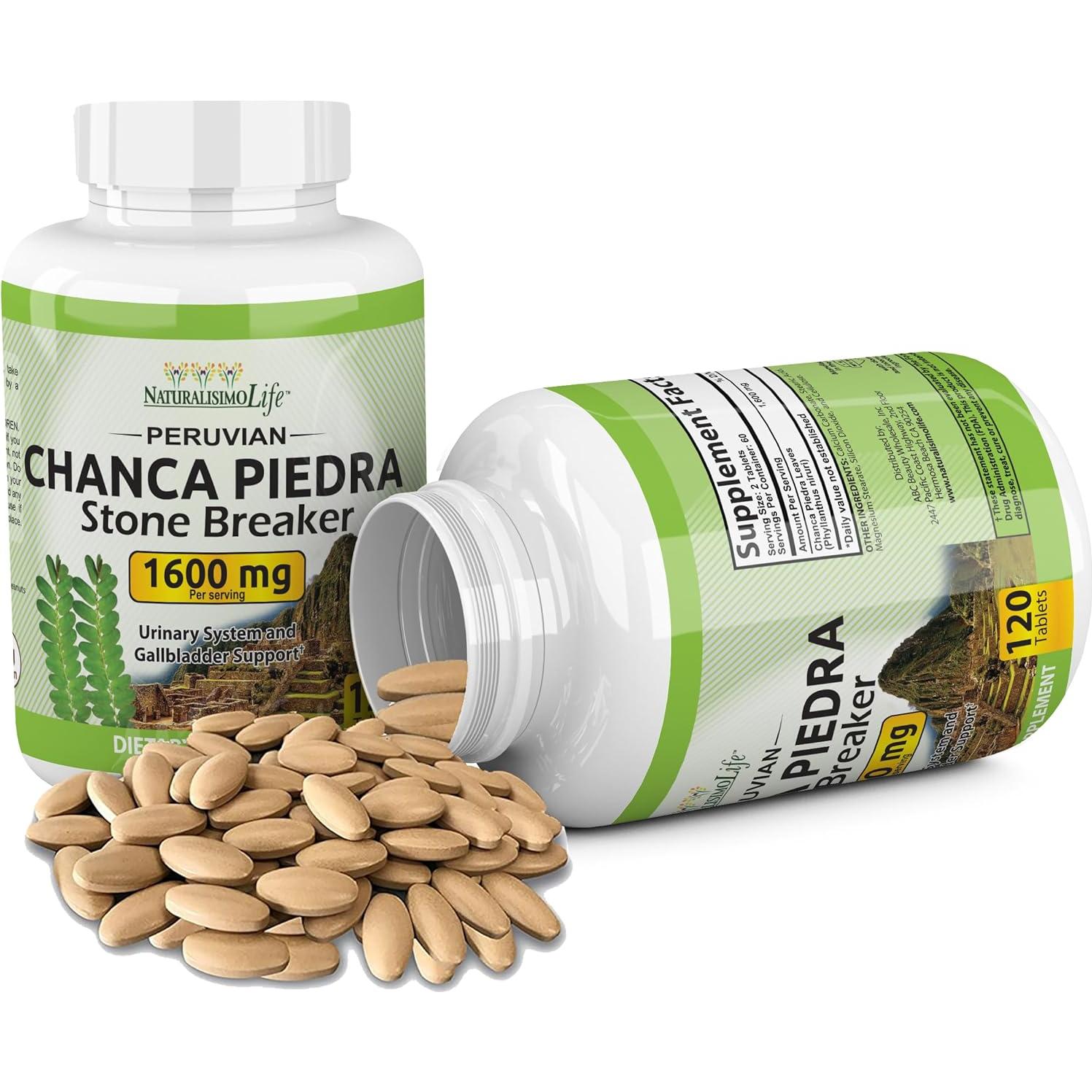 Chanca Piedra 1600 mg - 120 Tabletas NaturalisimoLife