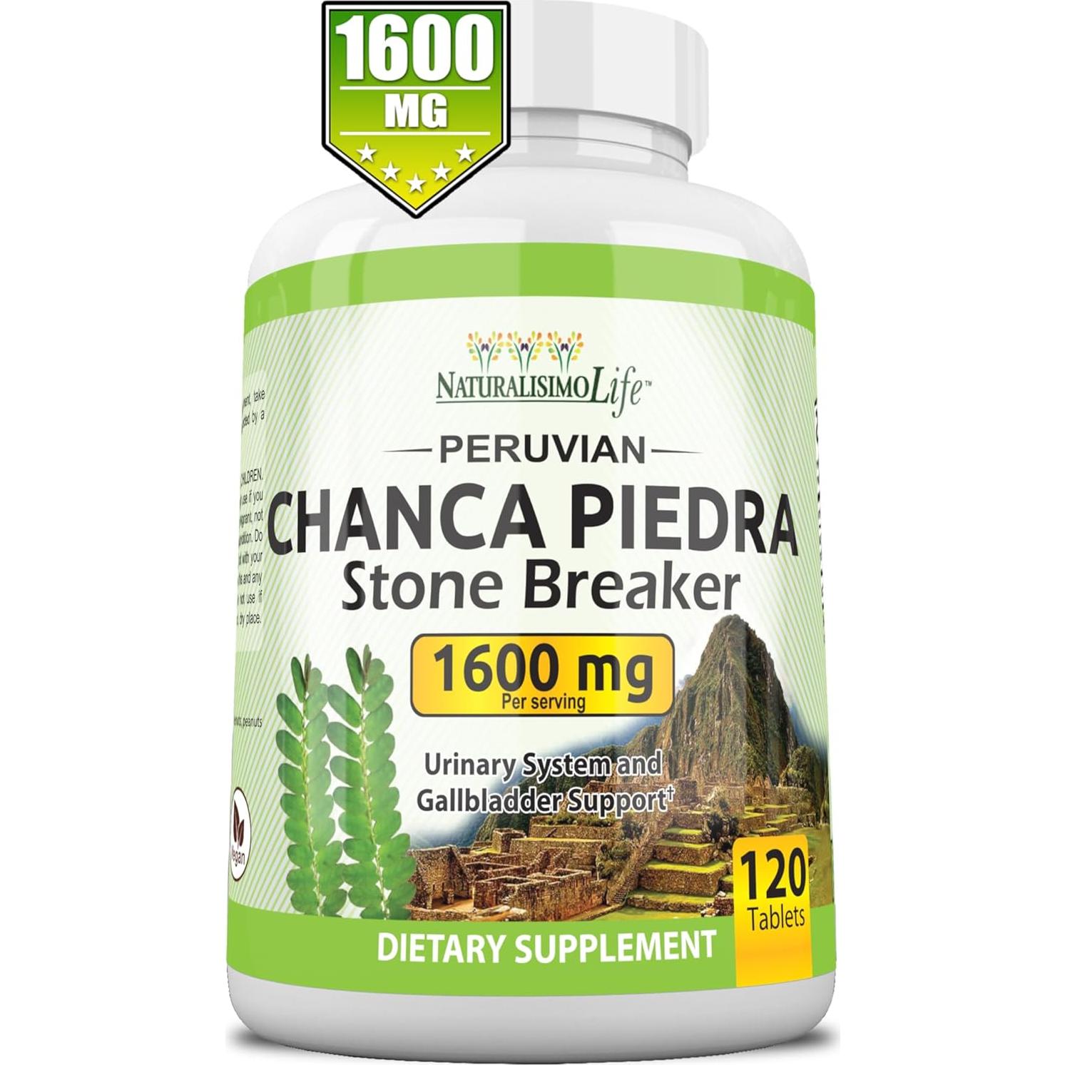 Chanca Piedra 1600 mg - 120 Tabletas NaturalisimoLife