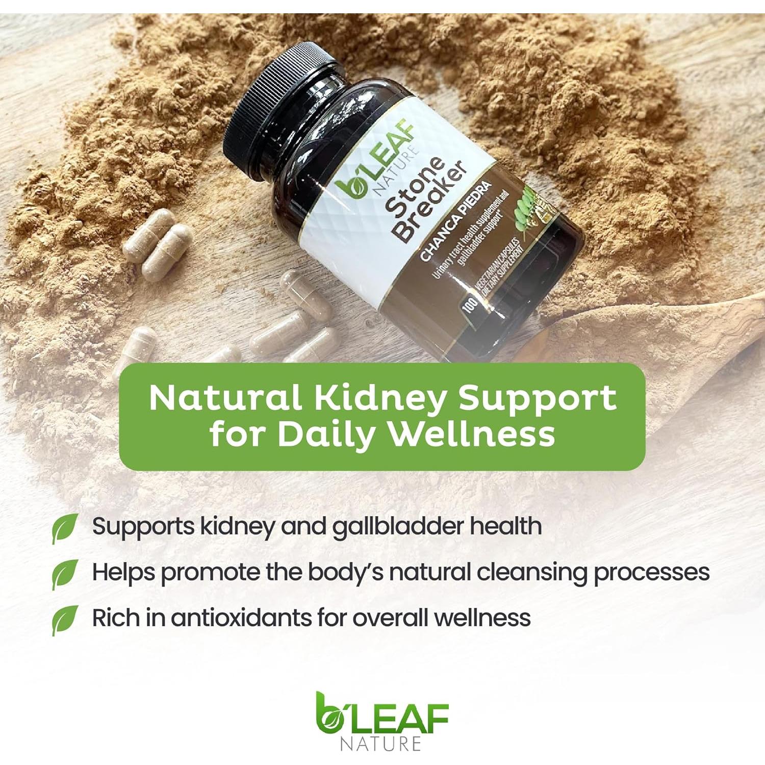 Suplemento Chanca Piedra B'Leaf Nature 1000mg 100 Cápsulas