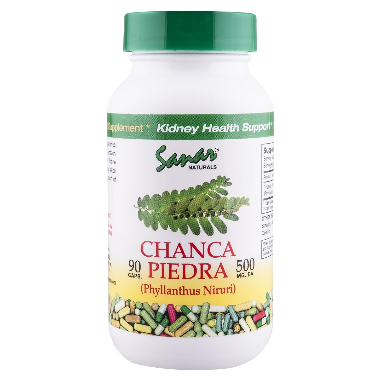 Chanca Piedra Sanar Naturals 90 Cápsulas - Desintoxicación Natural