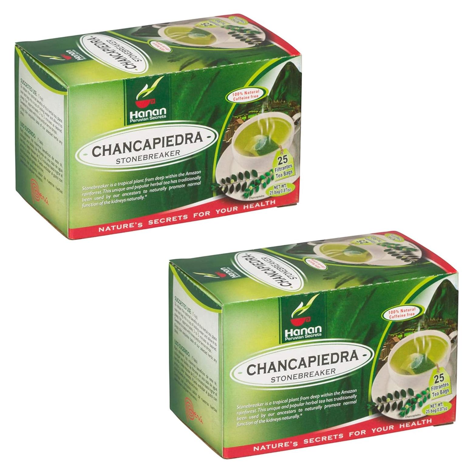 Té Herbal Chanca Piedra 100% Natural - 50 Bolsitas 131g