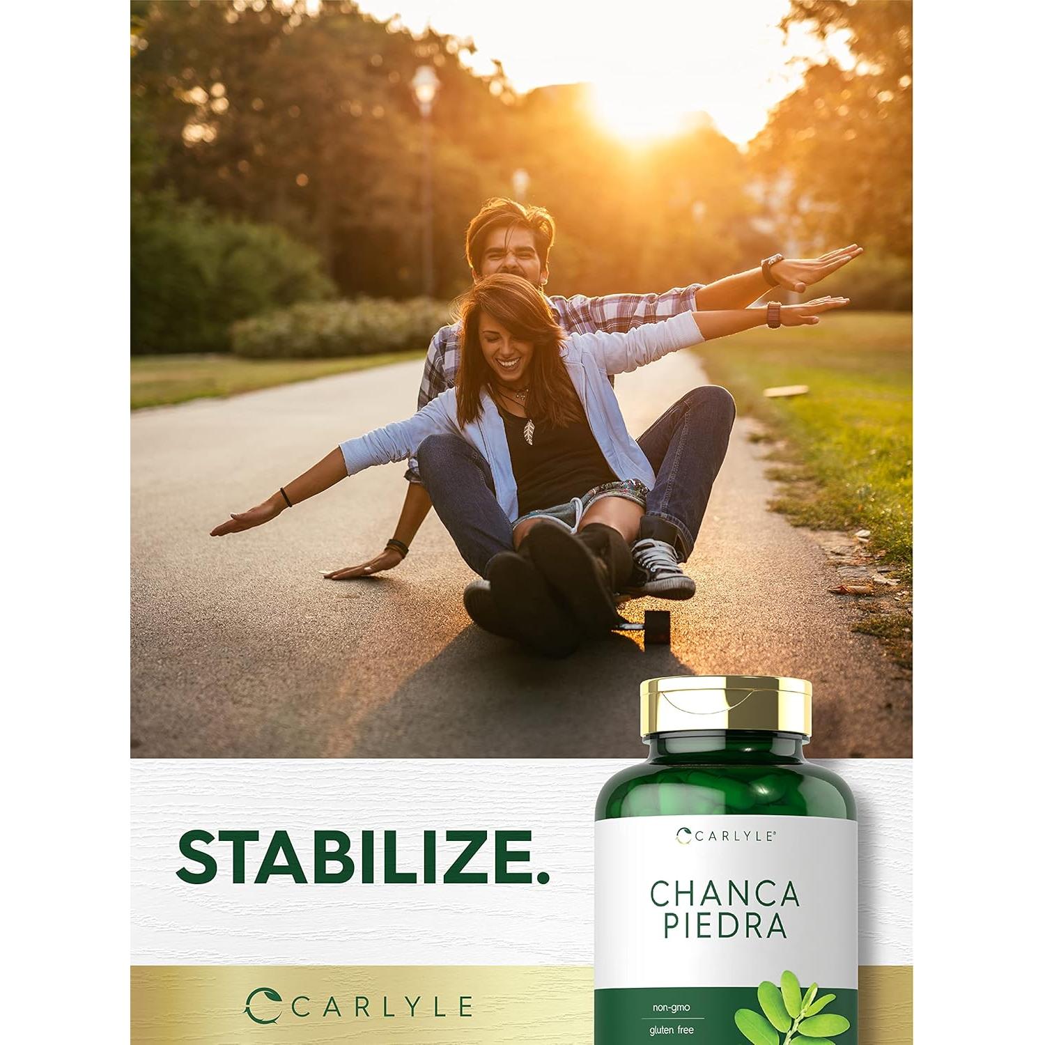 Cápsulas de Chanca Piedra Carlyle | 200 Unidades | 500 mg