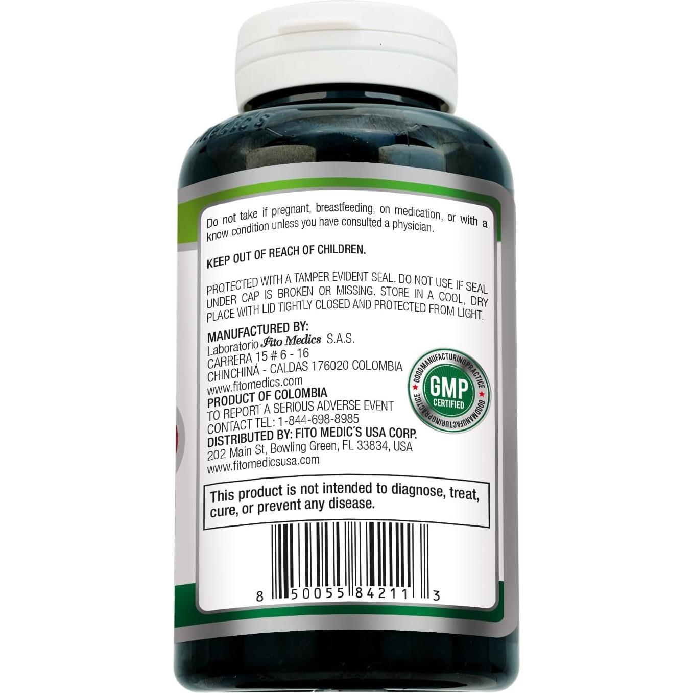 Suplemento Chanca Piedra FITO MEDIC'S 180 Cápsulas 600 mg