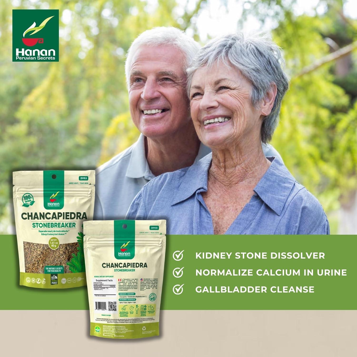 Té Herbal Chanca Piedra Hanan 40g - Rompepiedra Natural