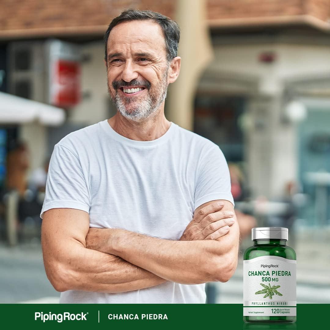 Cápsulas de Chanca Piedra Piping Rock 500mg - 120 Píldoras
