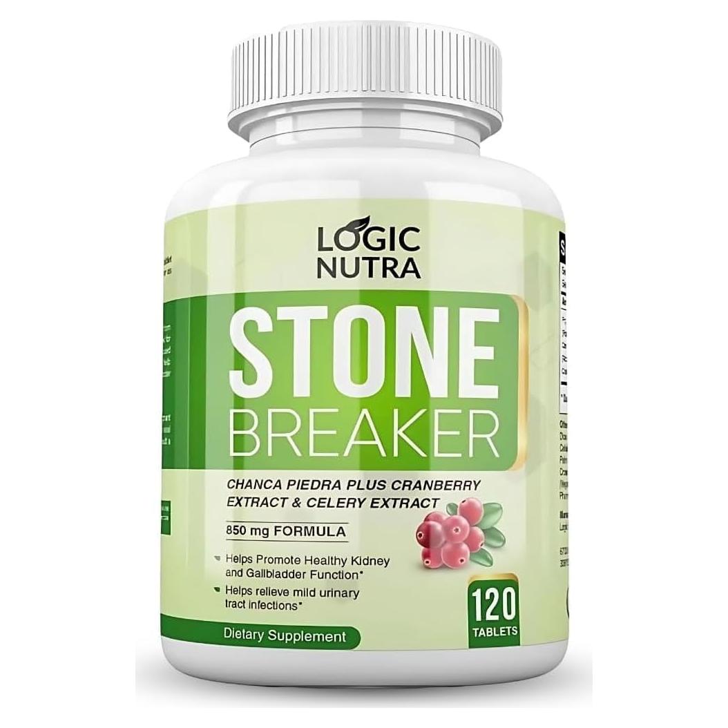 Chanca Piedra Logic Nutra 120 Tabletas 800 mg - Rompe Piedras Renales