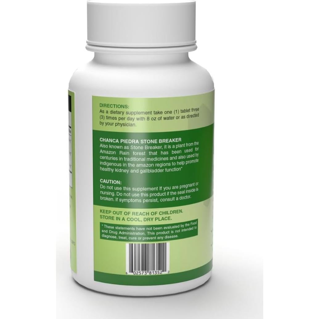 Chanca Piedra Logic Nutra 120 Tabletas 800 mg - Rompe Piedras Renales