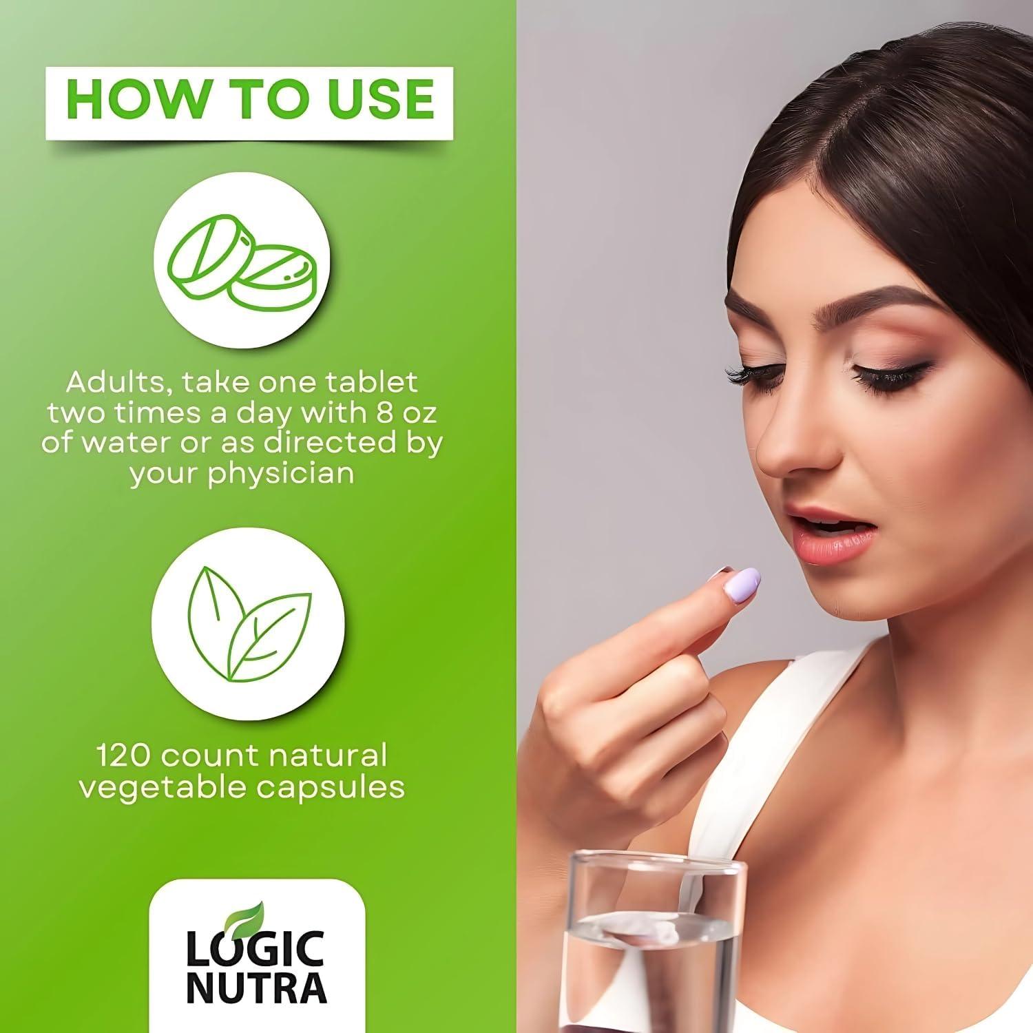 Chanca Piedra Logic Nutra 120 Tabletas 800 mg - Rompe Piedras Renales