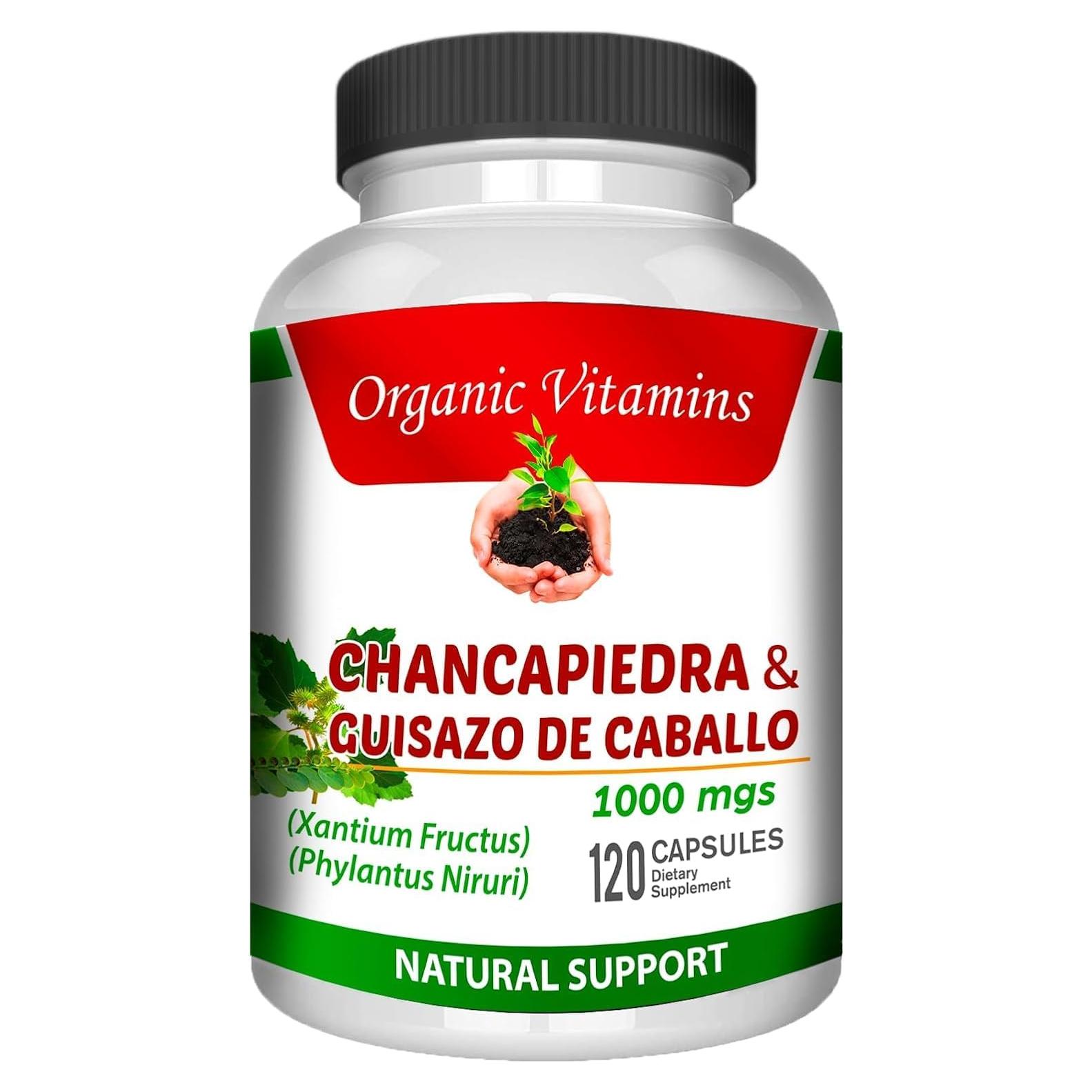 Suplemento Natural Chanca Piedra 120 Cápsulas Sol Natural