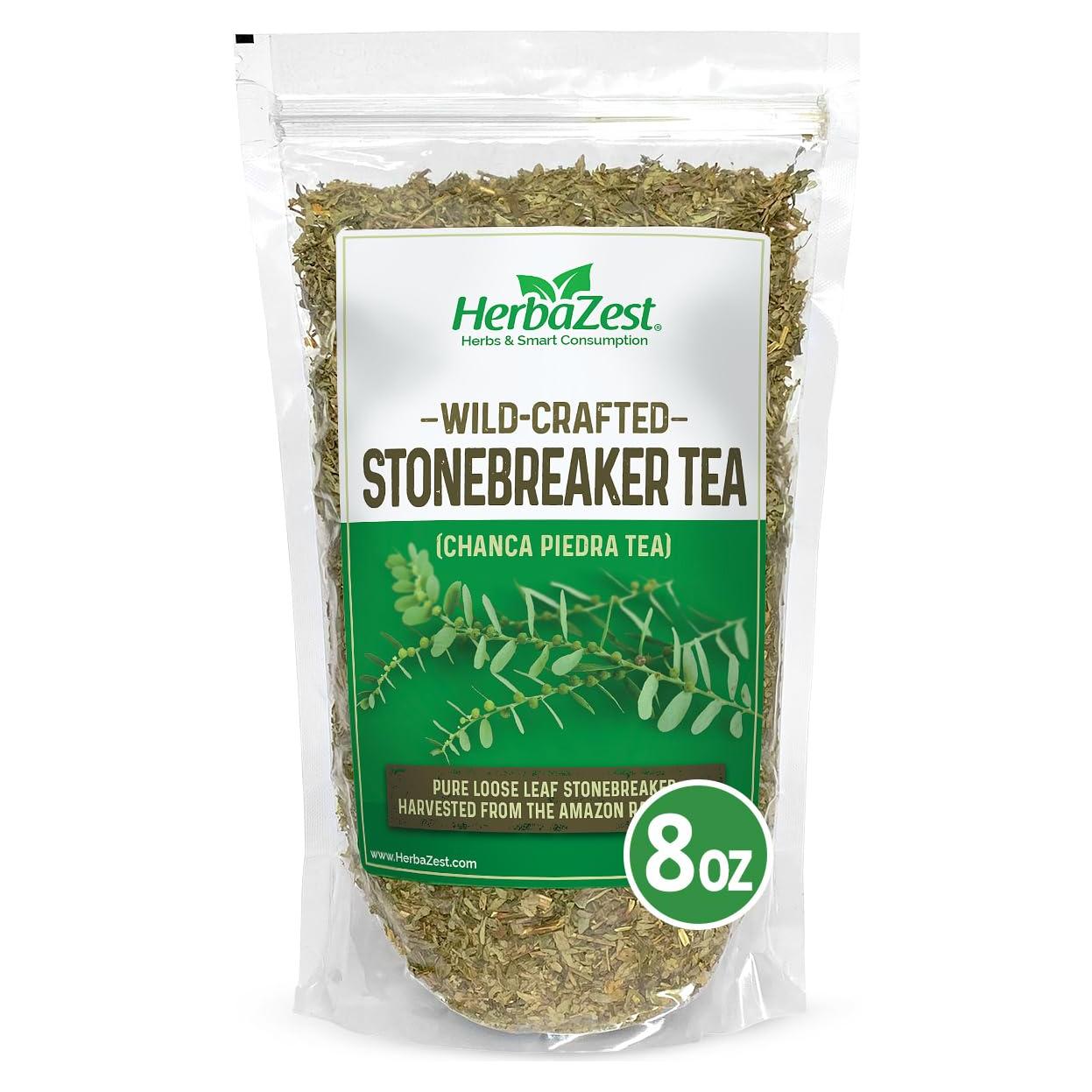 Té de Chanca Piedra HerbaZest 225g - Hojas Sueltas 100% Puras