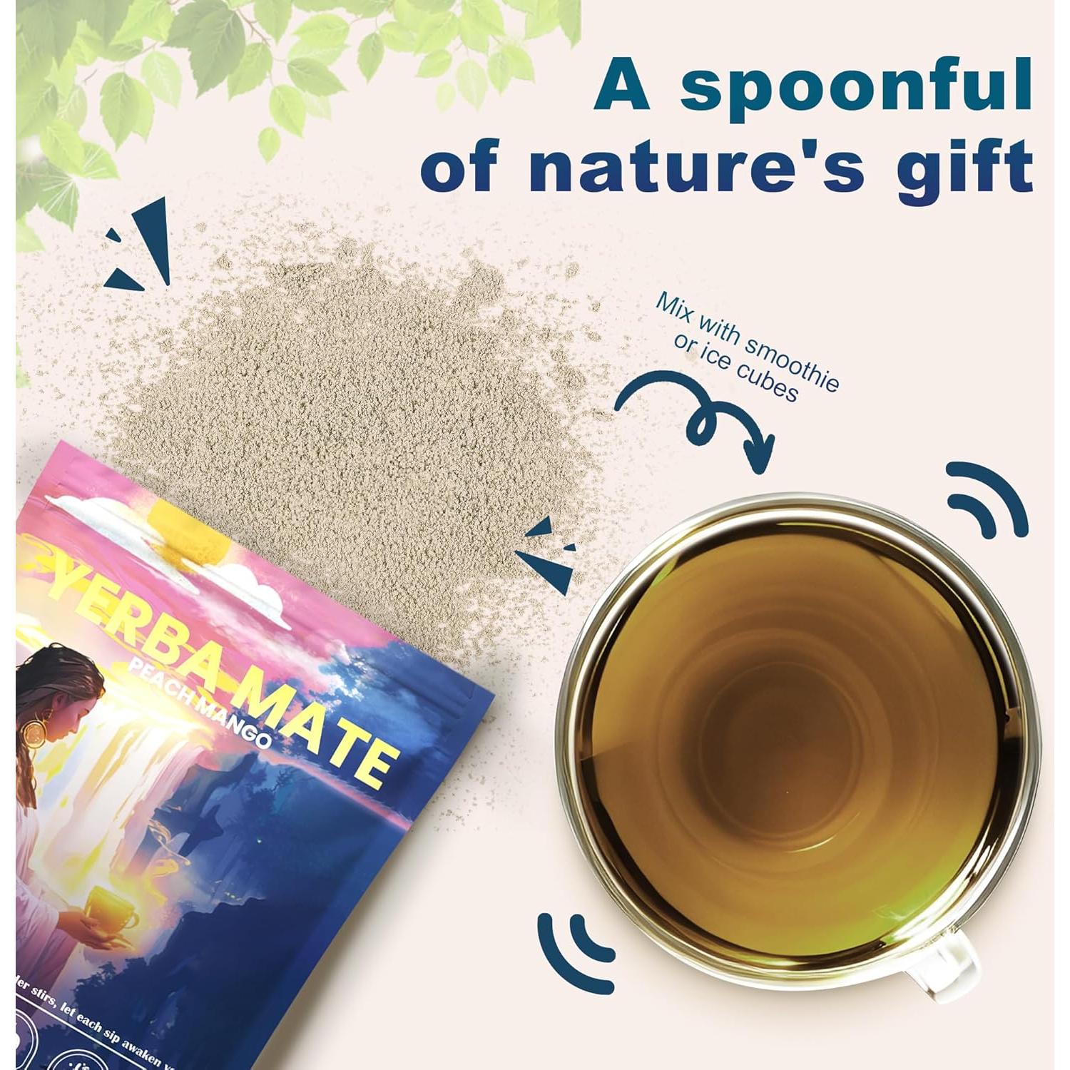 Té de Yerba Mate Durazno Mango THEANECHO - 30 Porciones