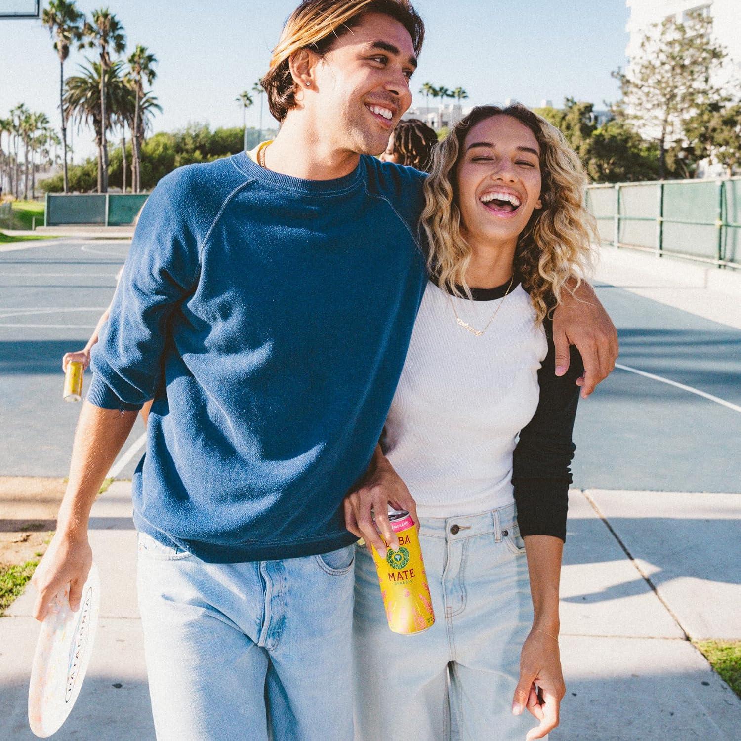 Yerba Mate Orgánica Guayakí Limonada Frutos Rojos 12x450ml