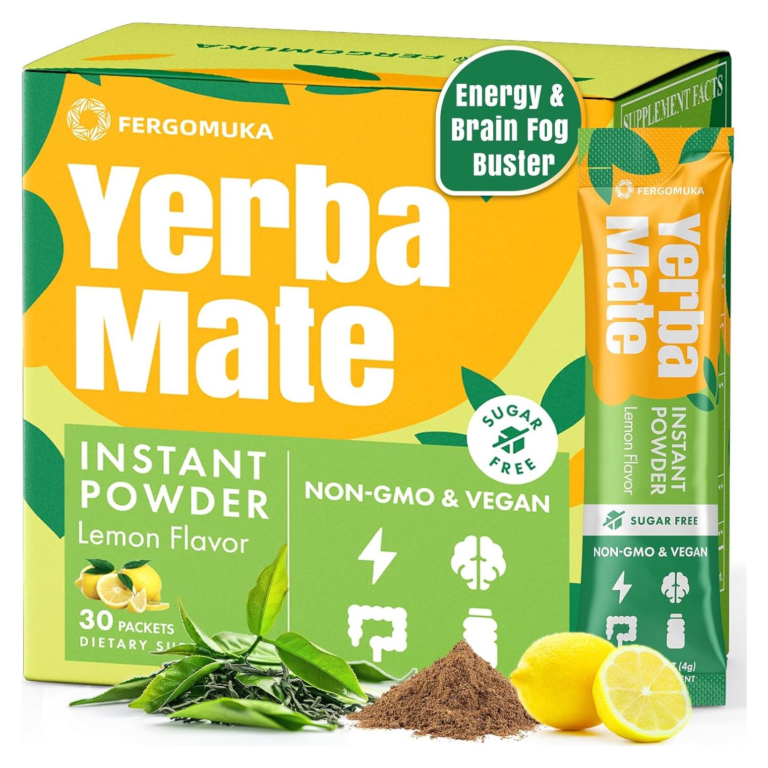 Té Instantáneo de Yerba Mate Fergomuka 4000mg 30 Paquetes