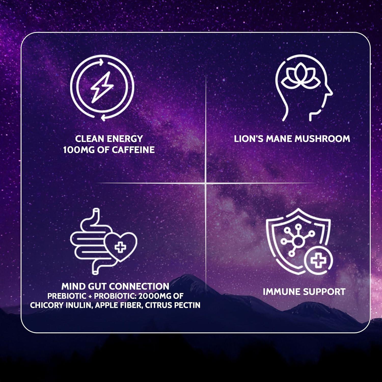 Yerba Mate Instantáneo BloomBoost 120g - Durazno Mango, Sin Azúcar