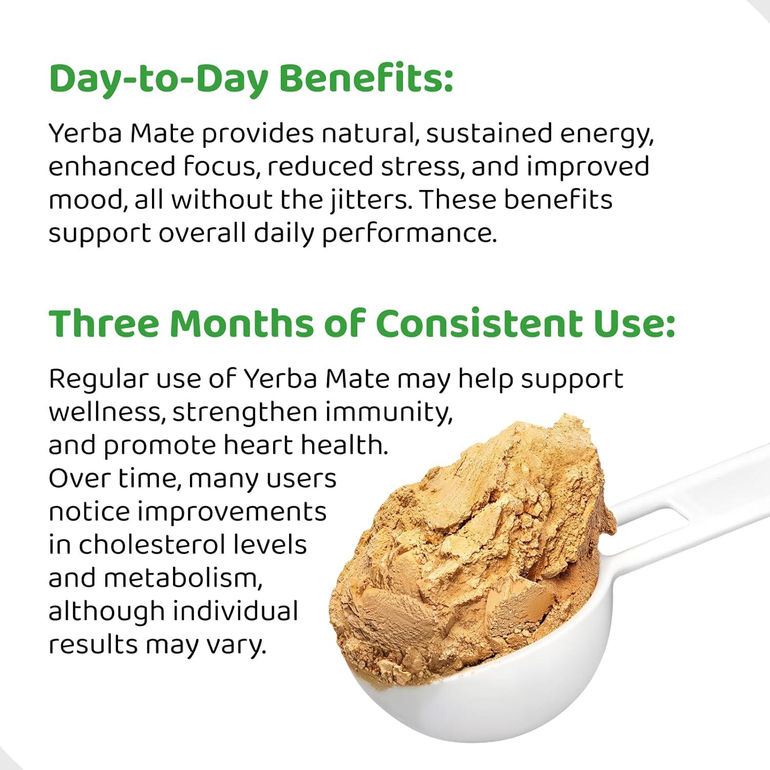 Yerba Mate Instantáneo Orgánico HOLYMARY 120g - Energía y Enfoque