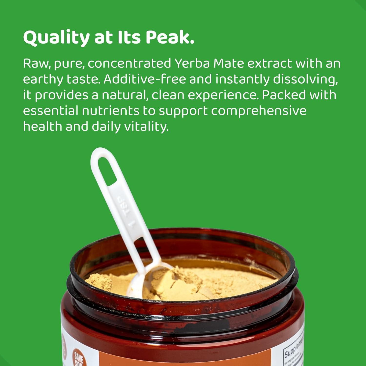 Yerba Mate Instantáneo Orgánico HOLYMARY 120g - Energía y Enfoque