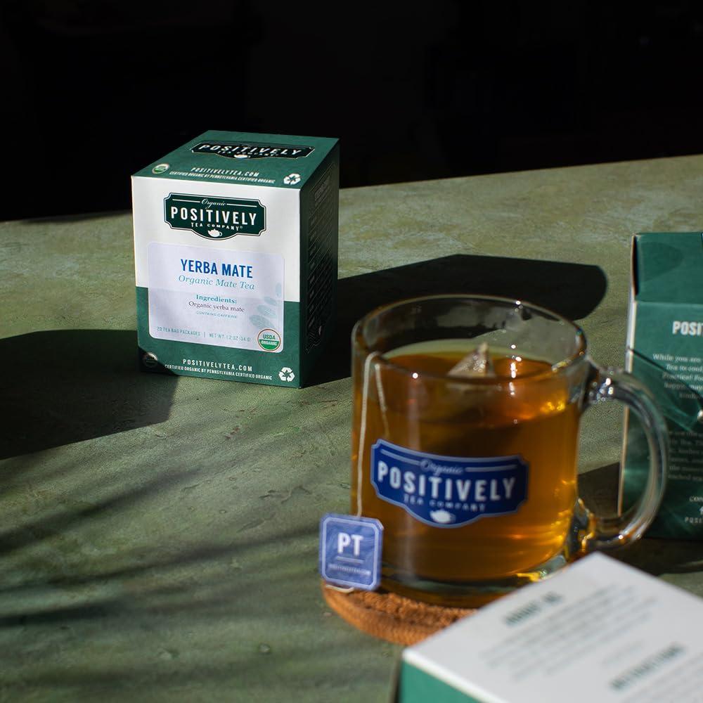 Té Orgánico Yerba Mate Positivamente - 20 Bolsitas