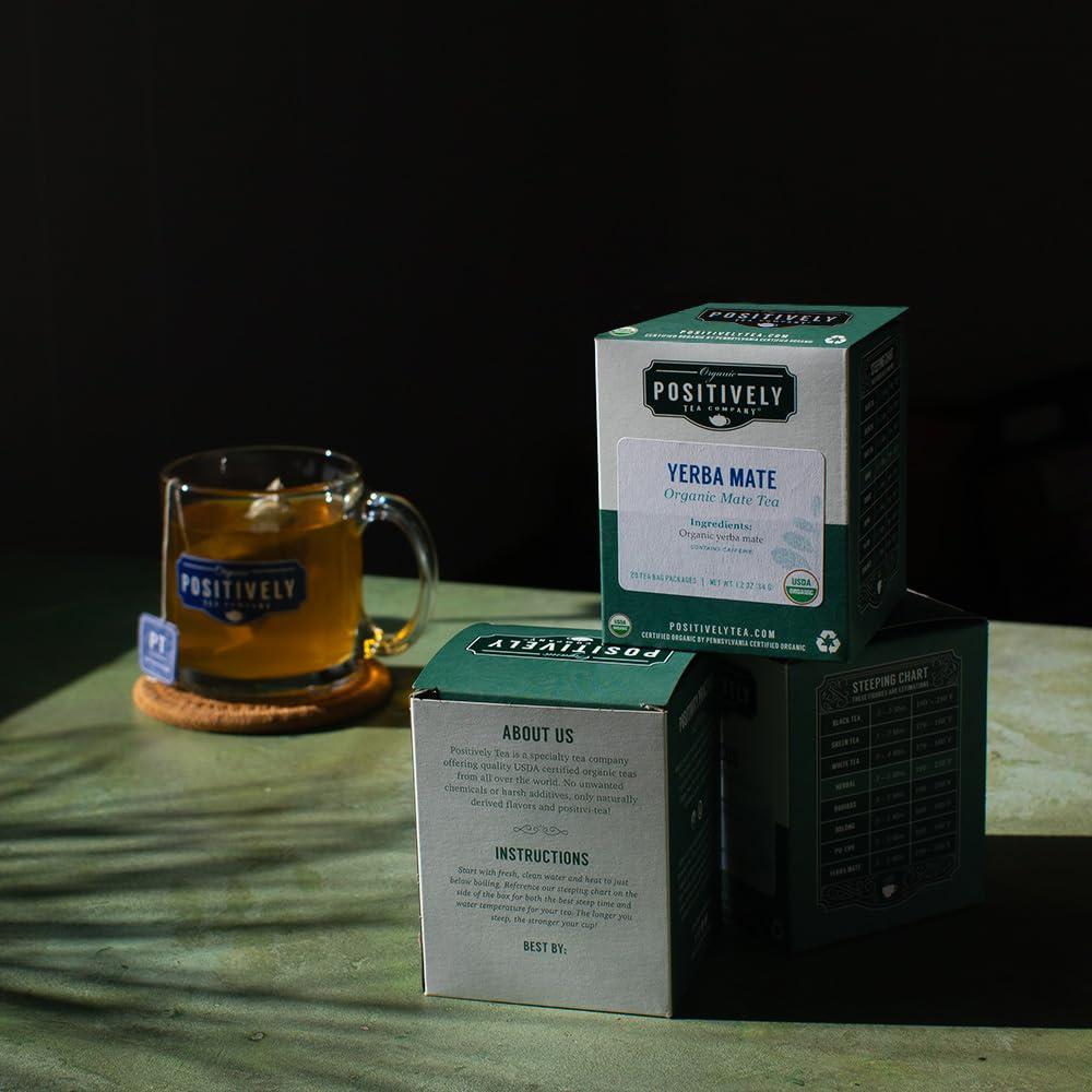 Té Orgánico Yerba Mate Positivamente - 20 Bolsitas