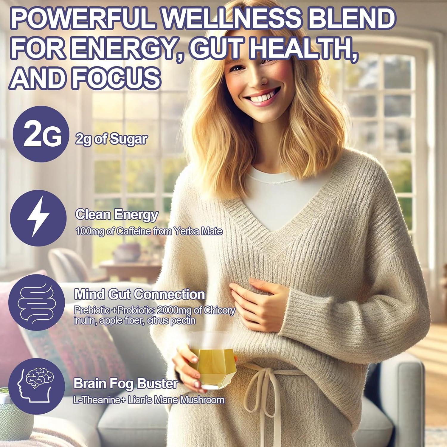 Yerba Mate en Polvo CIVAVO Sabor Durazno Mango 330g