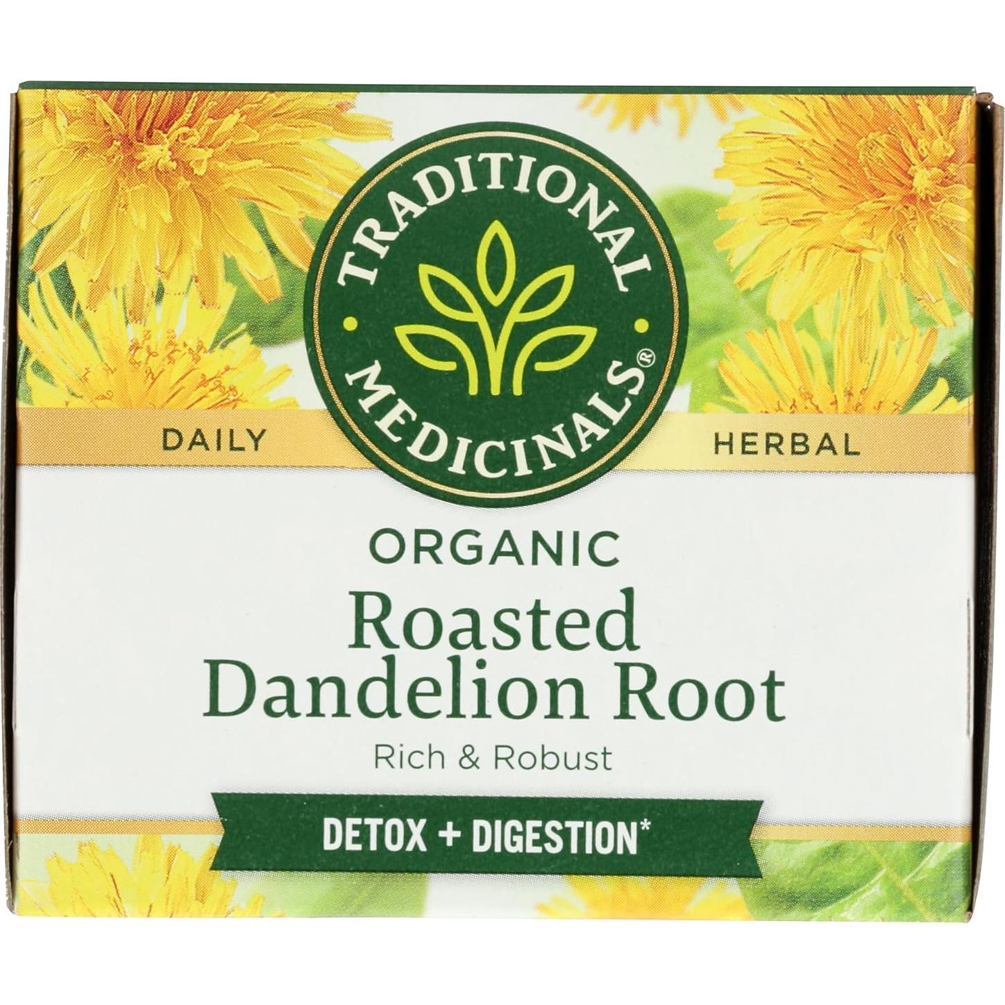 Té de Raíz de Diente de León Tostado Orgánico 16 Bolsitas