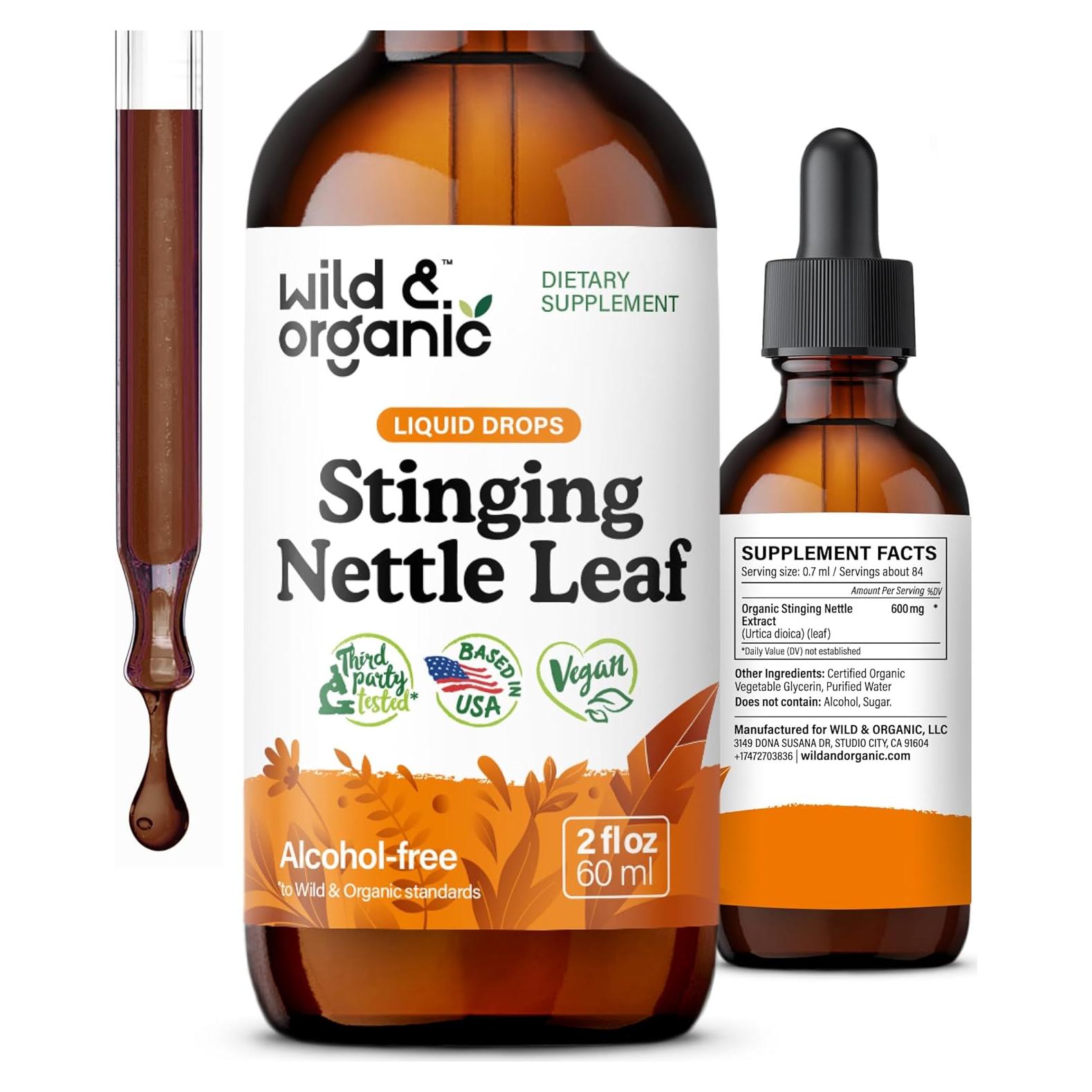 Extracto de Hoja de Ortiga Silvestre W&O 60 ml - Suplemento Urinario