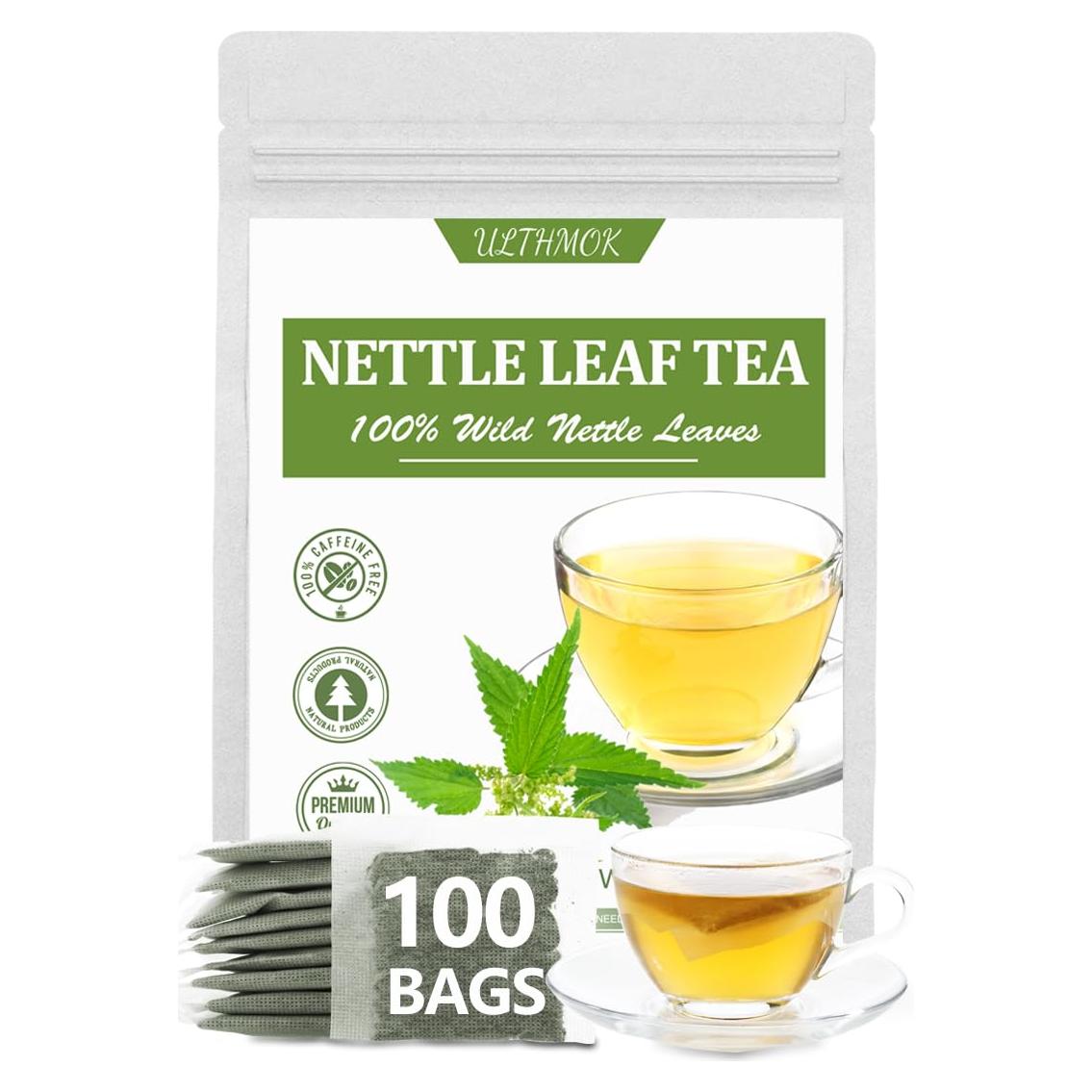 Té de hoja de ortiga picante Premium YILINSHA 100 bolsas