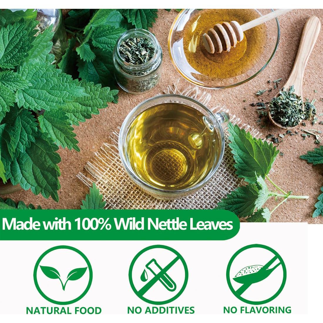 Té de hoja de ortiga picante Premium YILINSHA 100 bolsas