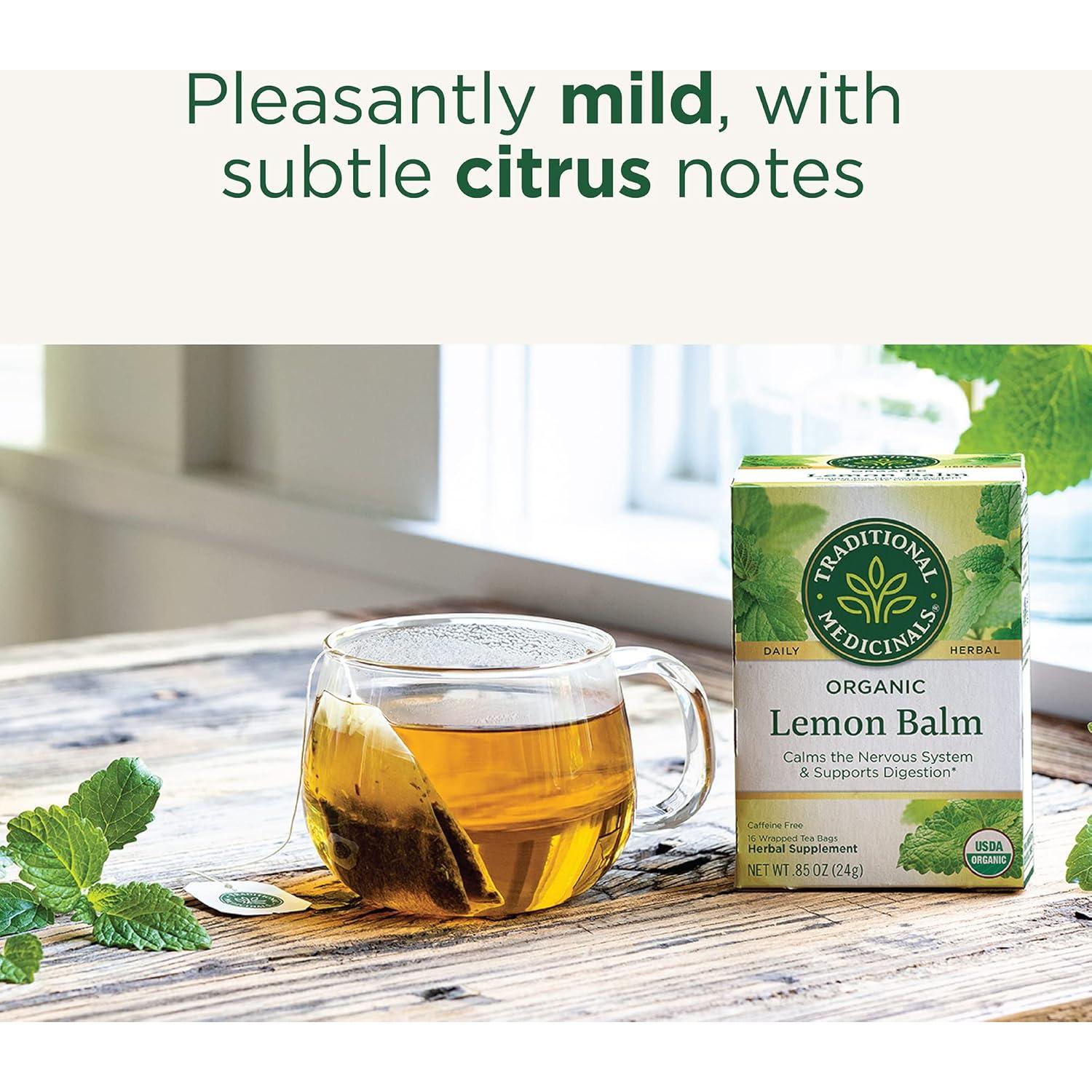 Té de Hierbas de Melisa Orgánica Traditional Medicinals - 16 Bolsitas