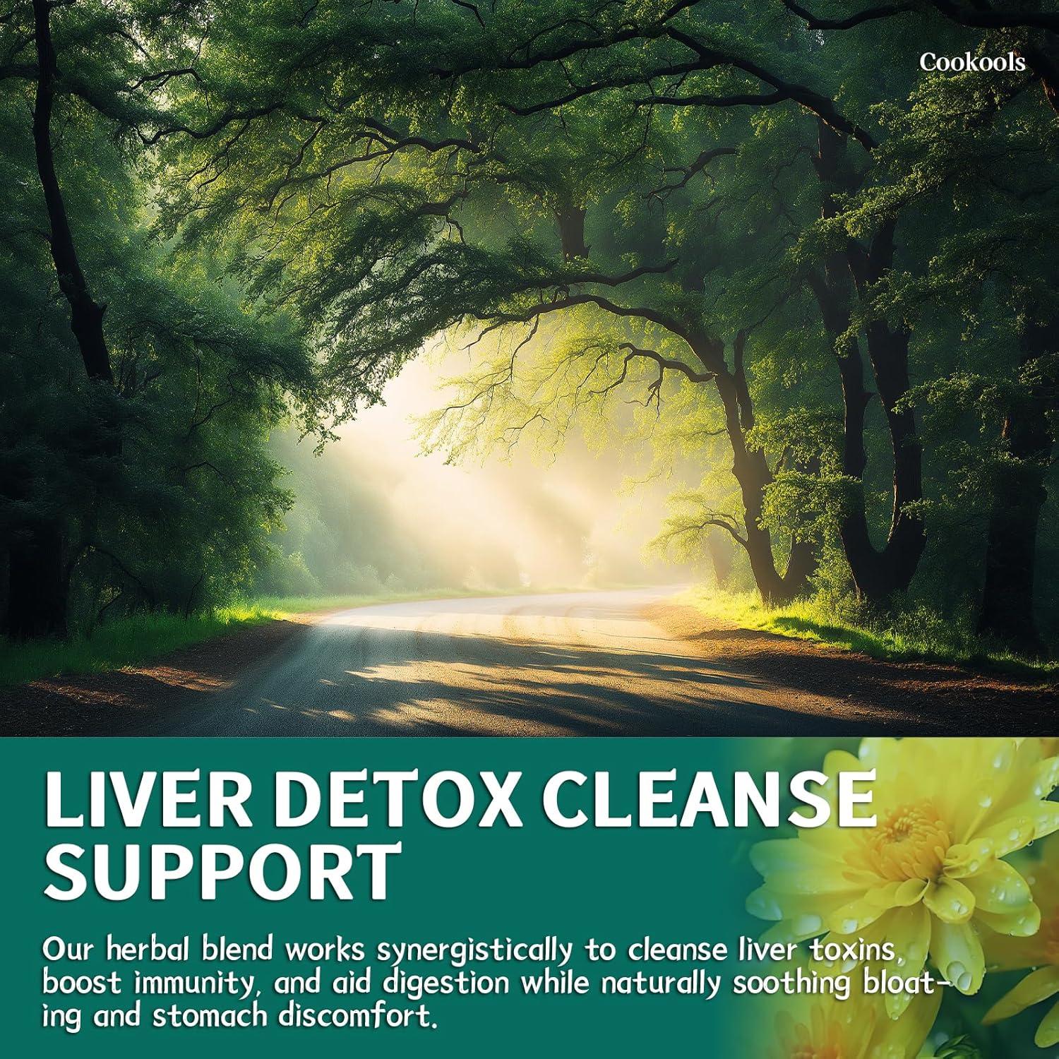 Té Detox Natural Cookools 20 Unidades Diente de León y Goji