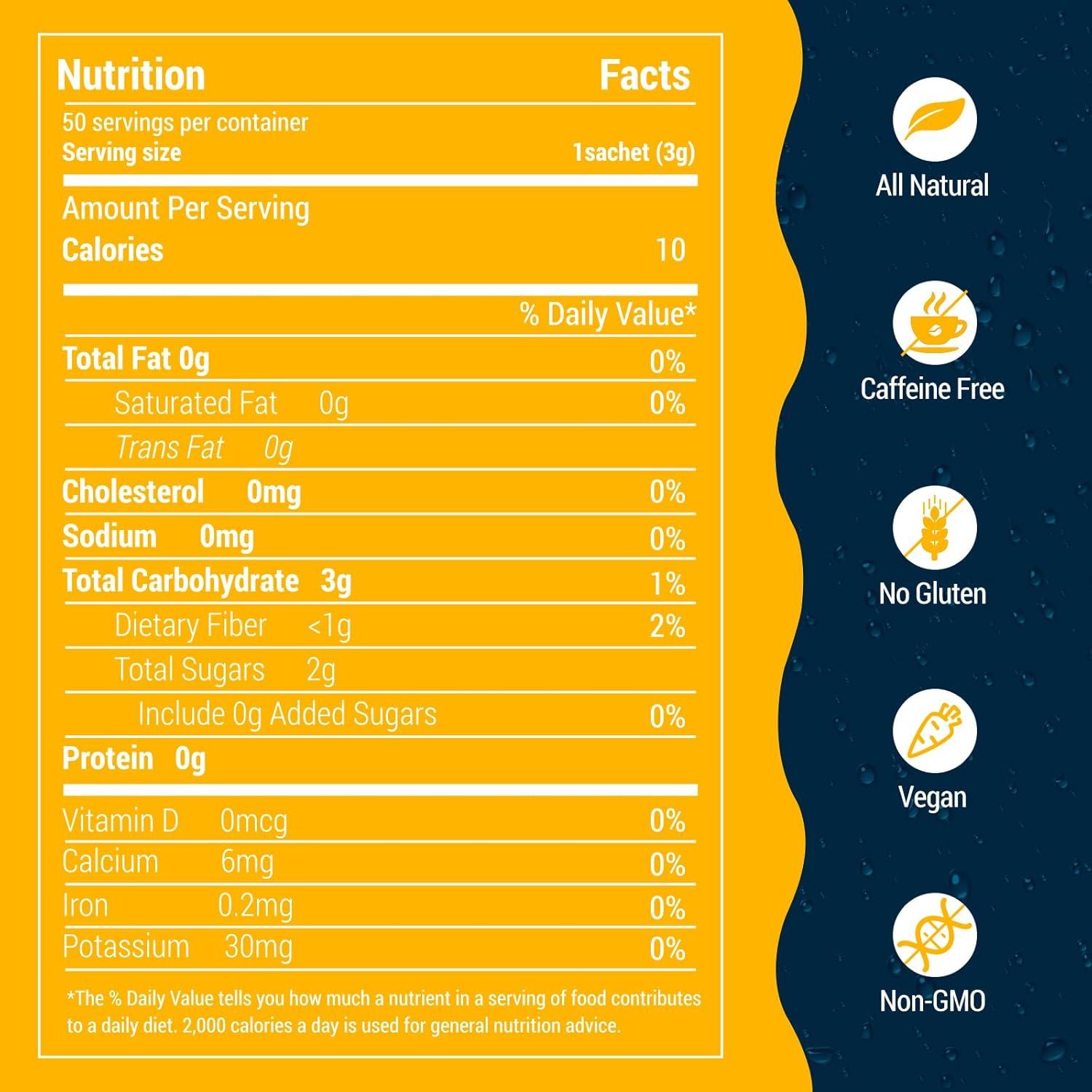 Té de Raíz de Diente de León Bedy 150g - 50 Bolsas Sin Cafeína