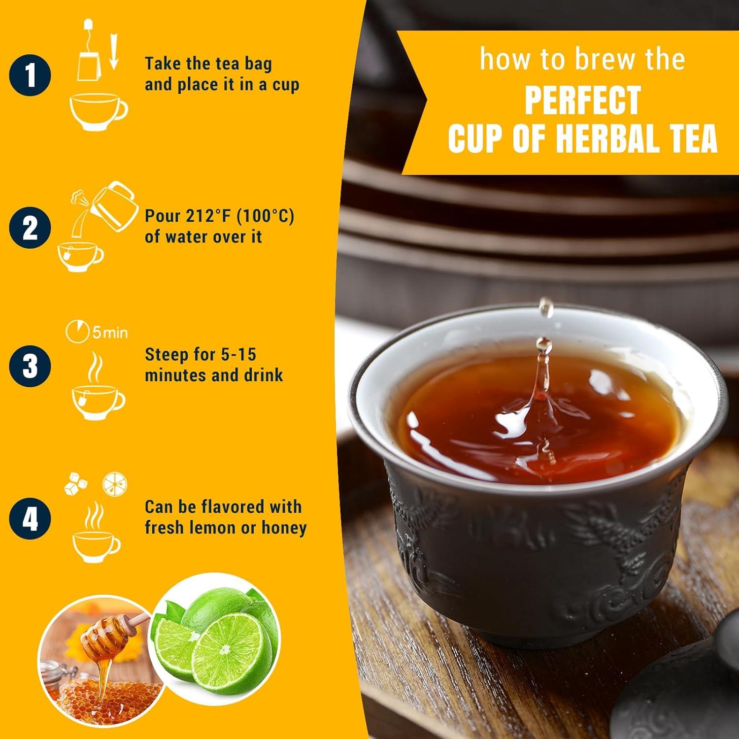 Té de Raíz de Diente de León Bedy 150g - 50 Bolsas Sin Cafeína