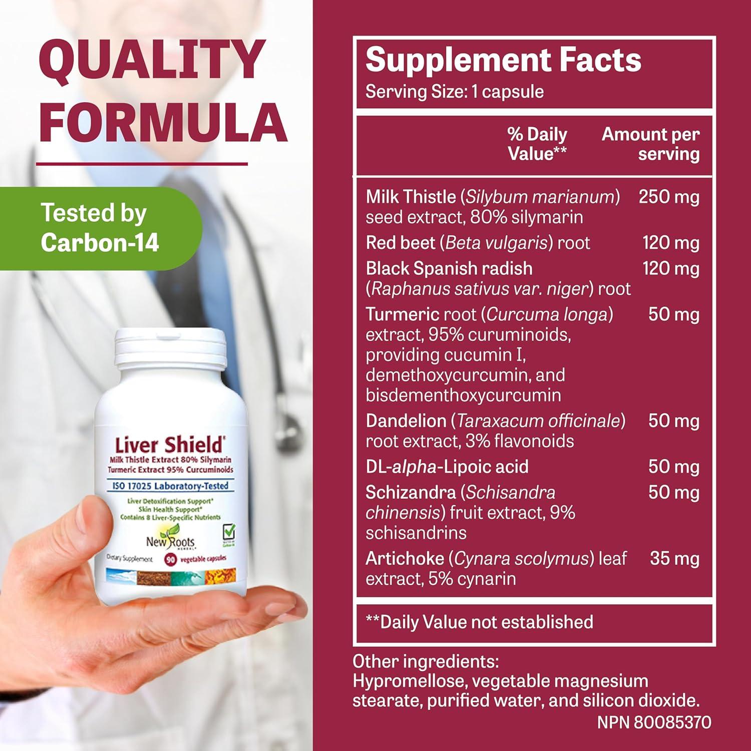 Suplemento Hepático Nue Raíces 90 Cápsulas 8 en 1