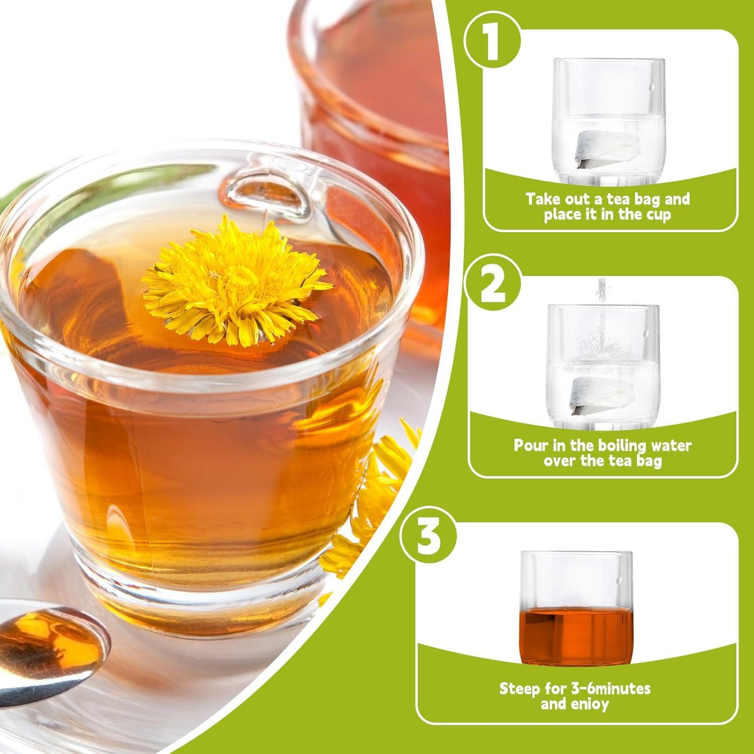 Té de Diente de León 100% Puro Genérico - 60 Bolsitas