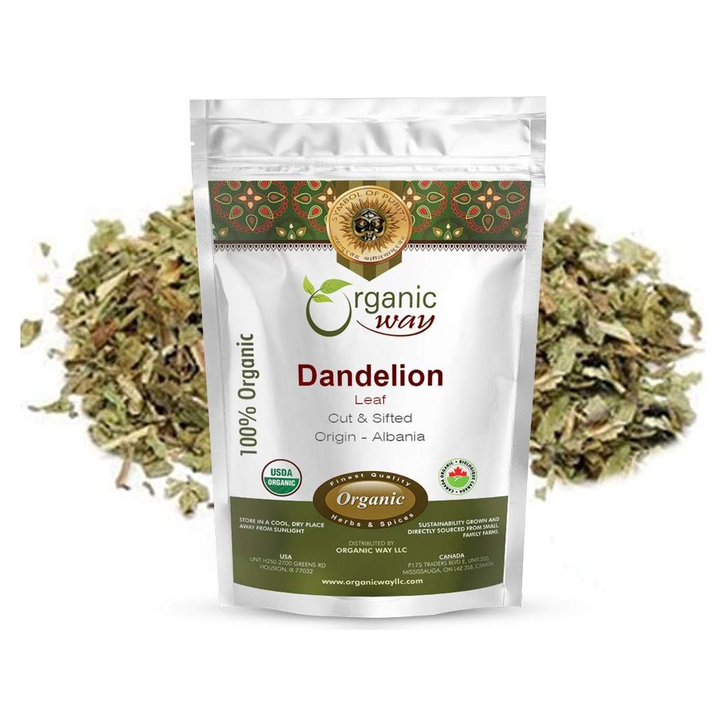 Hoja de Diente de León Orgánica 0.45 kg - Té Herbal Organic Way