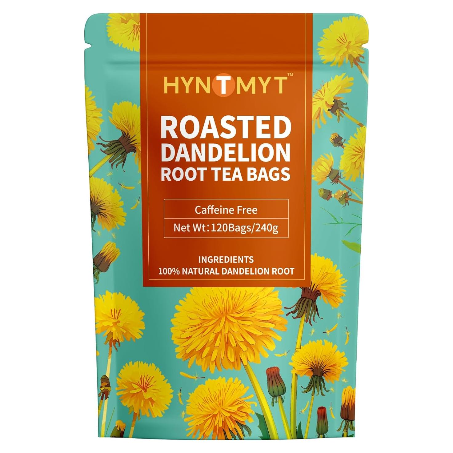 Bolsas de Té de Raíz de Diente de León Tostada HYNTMYT 120 Unidades