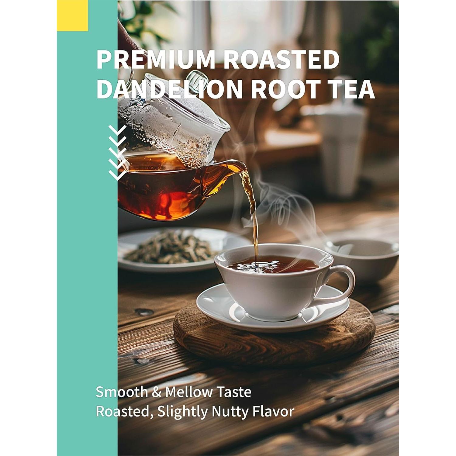 Bolsas de Té de Raíz de Diente de León Tostada HYNTMYT 120 Unidades