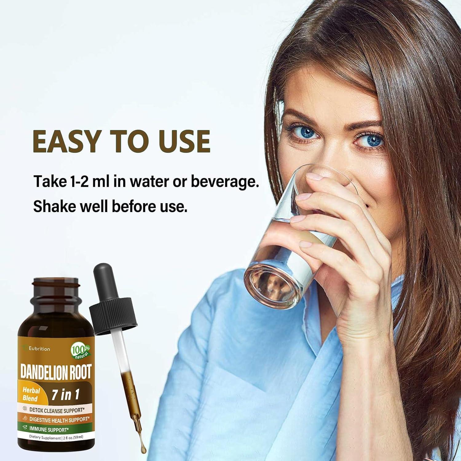 Extracto de Raíz de Diente de León Eubrition 59ml Detox