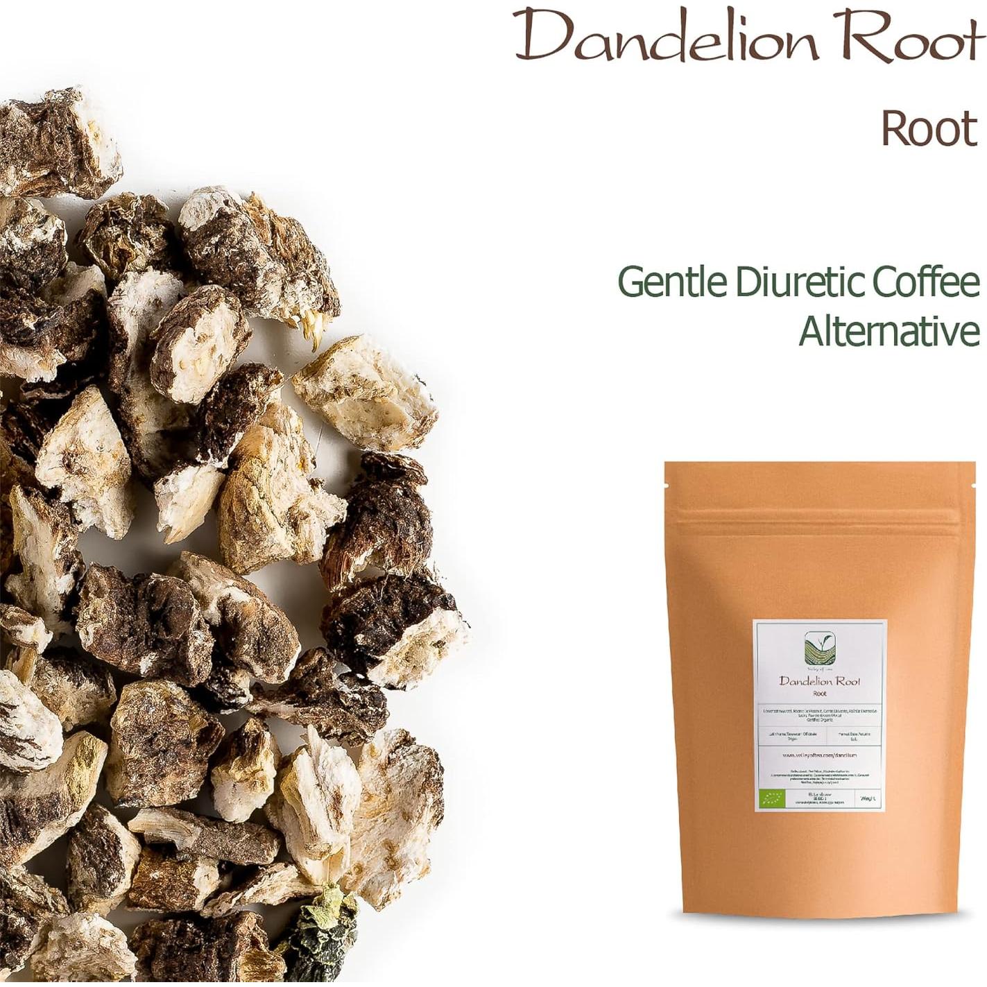 Té de raíz de diente de león orgánico Valley of Tea 100g