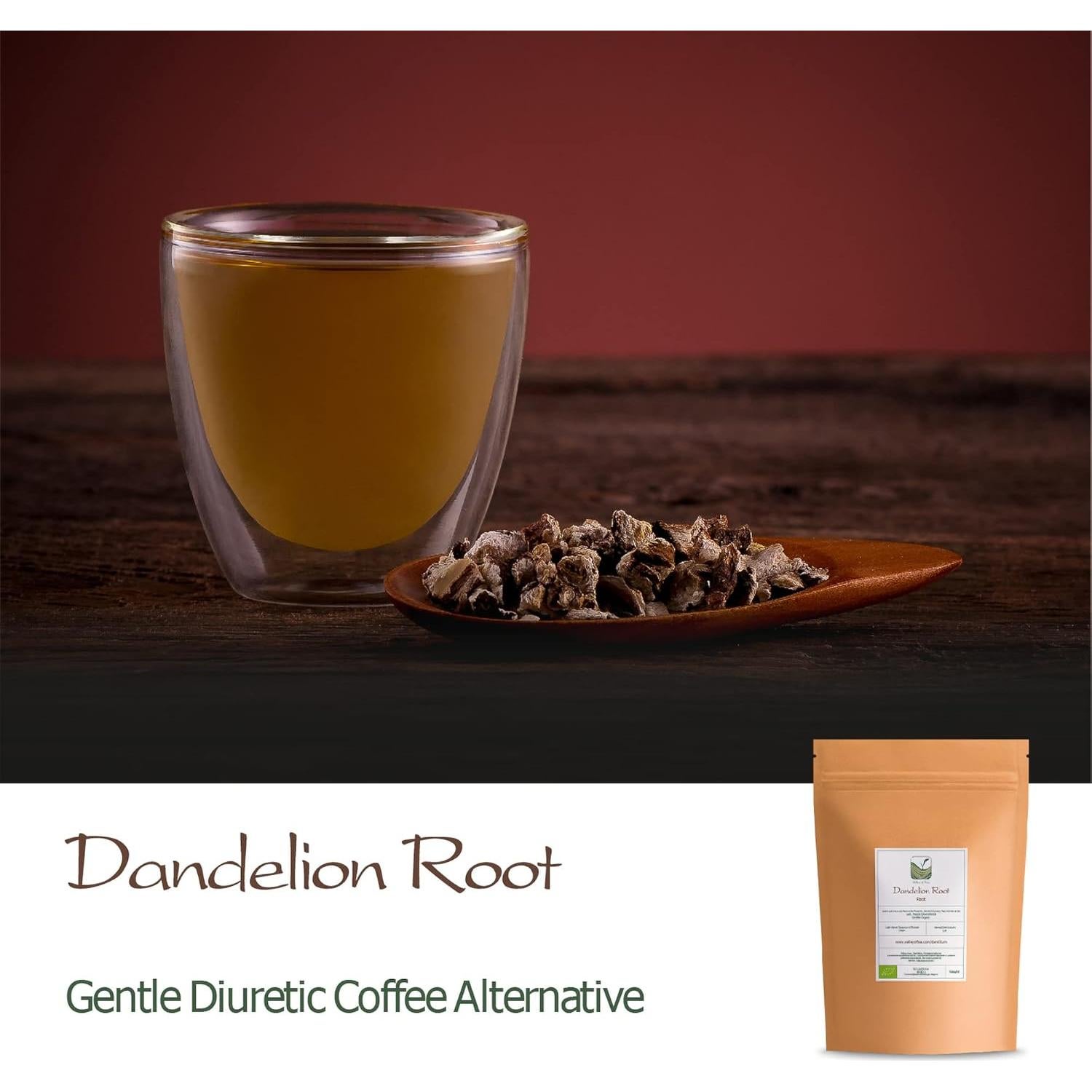 Té de raíz de diente de león orgánico Valley of Tea 100g