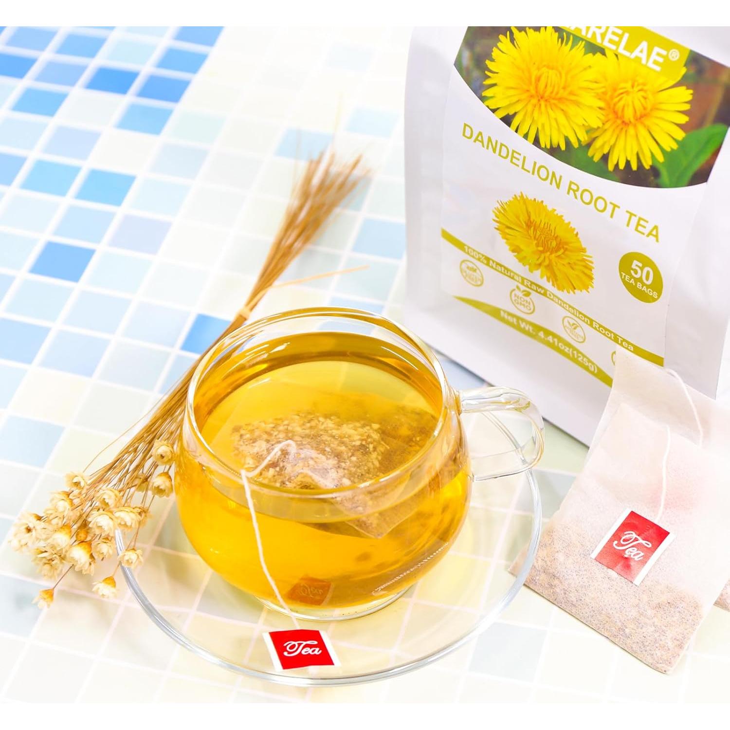 Té de Raíz de Diente de León Crudo TEARELAE 50 Bolsas