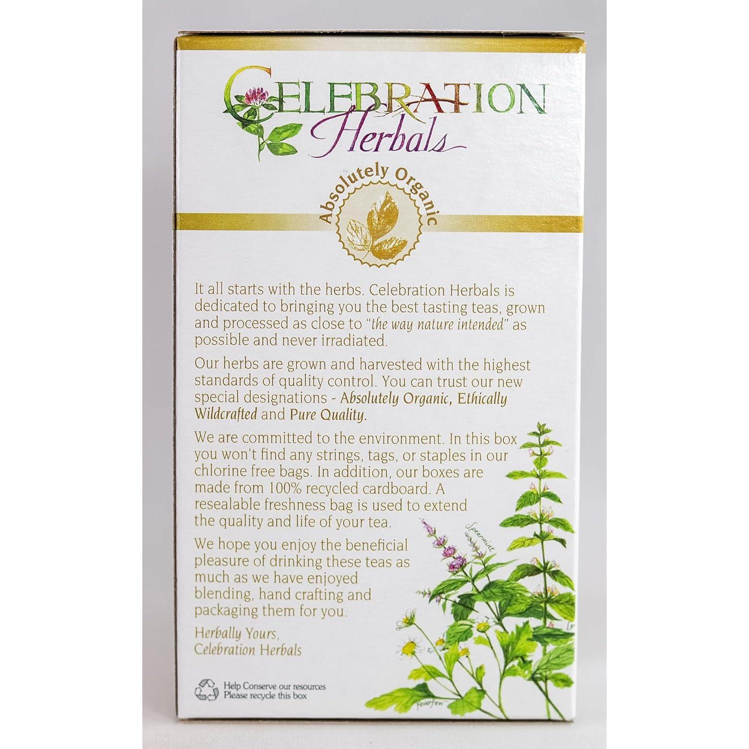 Té de Raíz de Diente de León Tostado Celebration Herbals 24 Bolsitas
