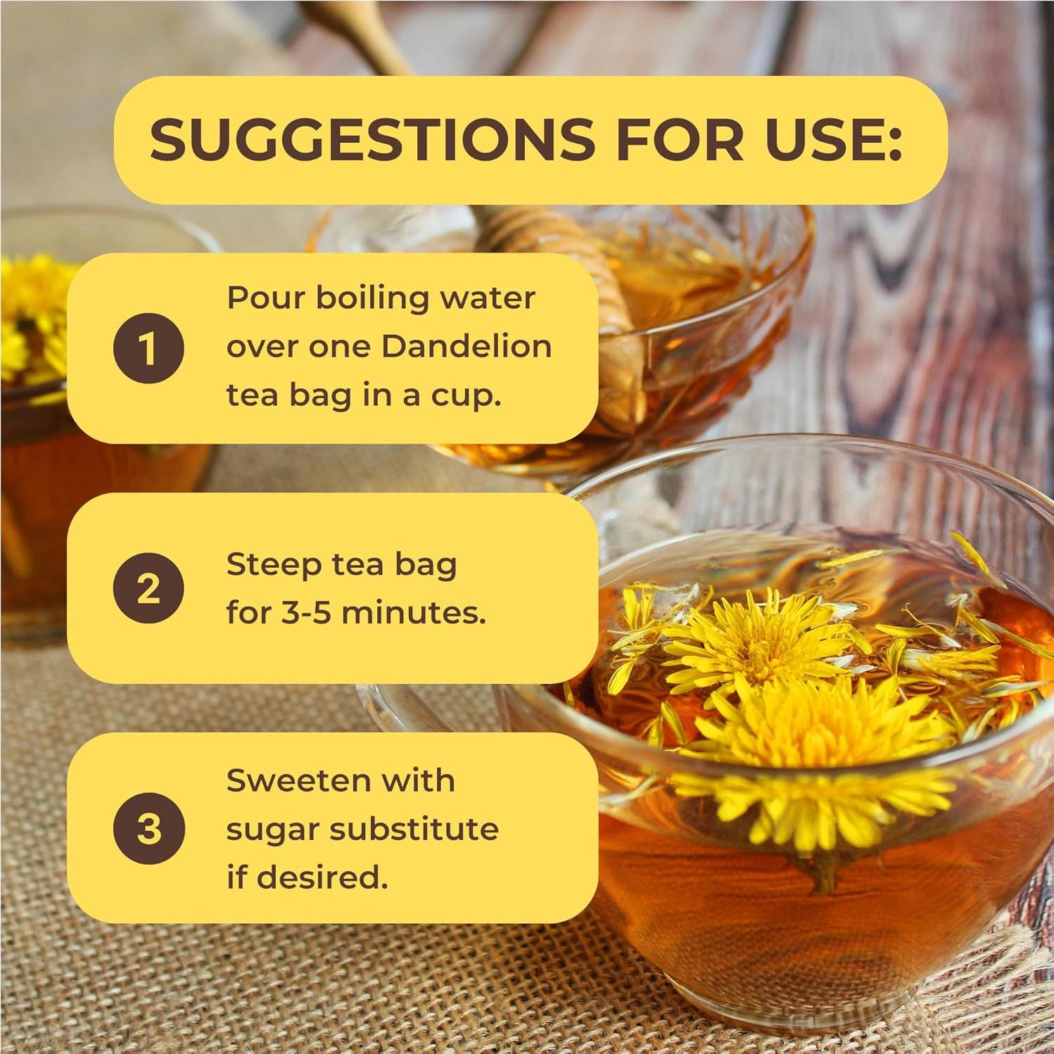 Té de Raíz de Diente de León Hanan 25 Bolsitas Detox Digestivo