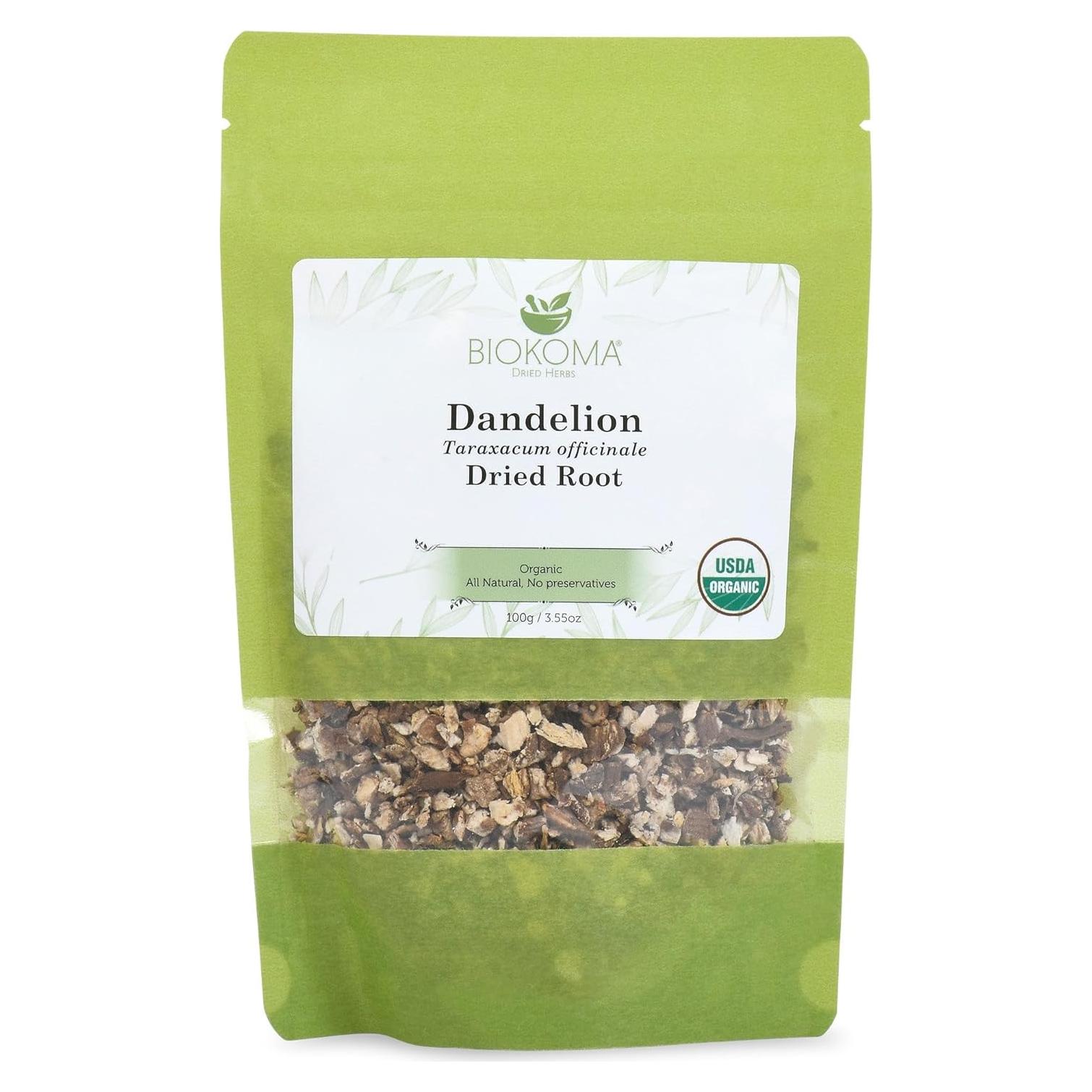 Té de Raíz de Diente de León Biokoma Orgánico 100g - Sin Aditivos