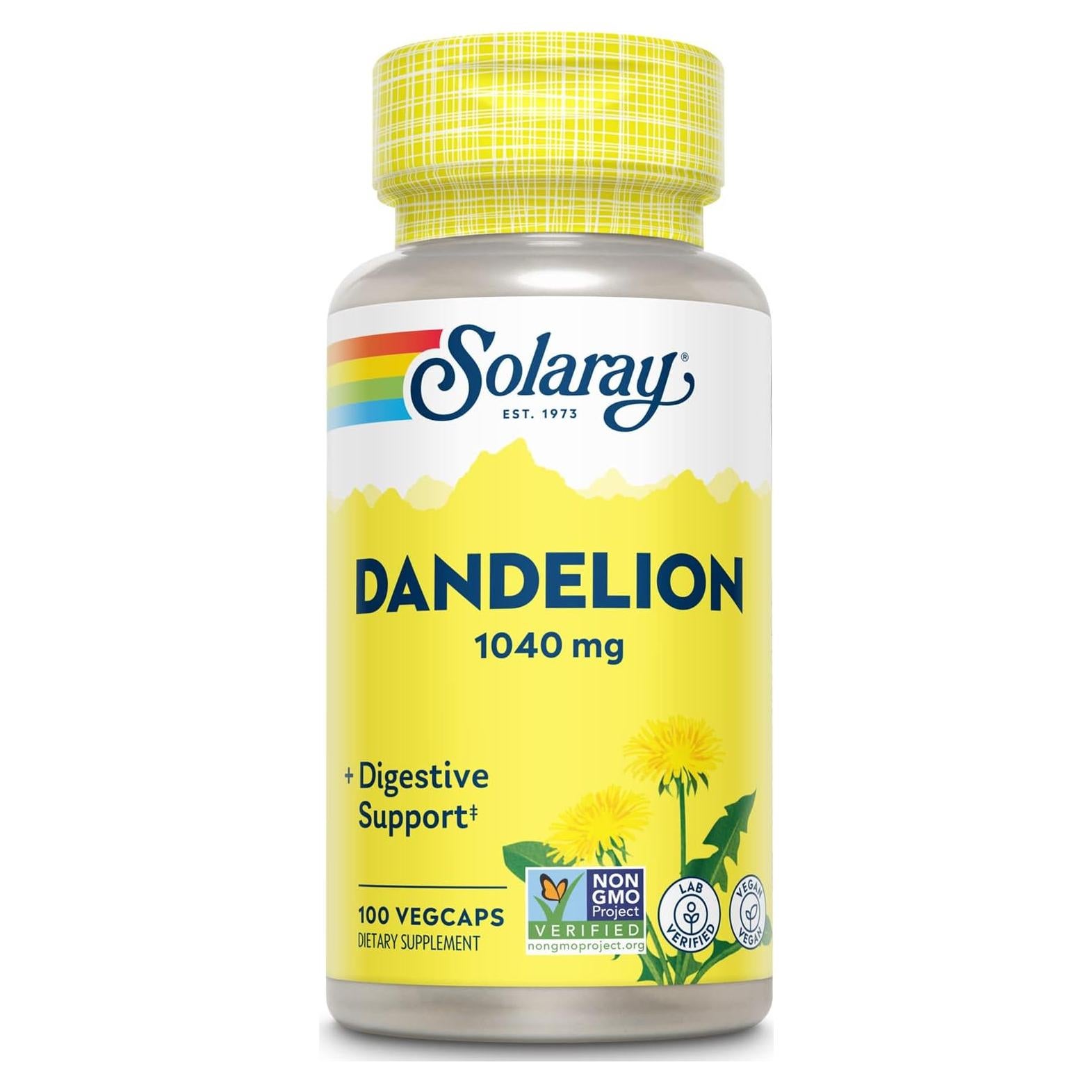 Raíz de Diente de León Solaray 520 mg | 100 VegCaps